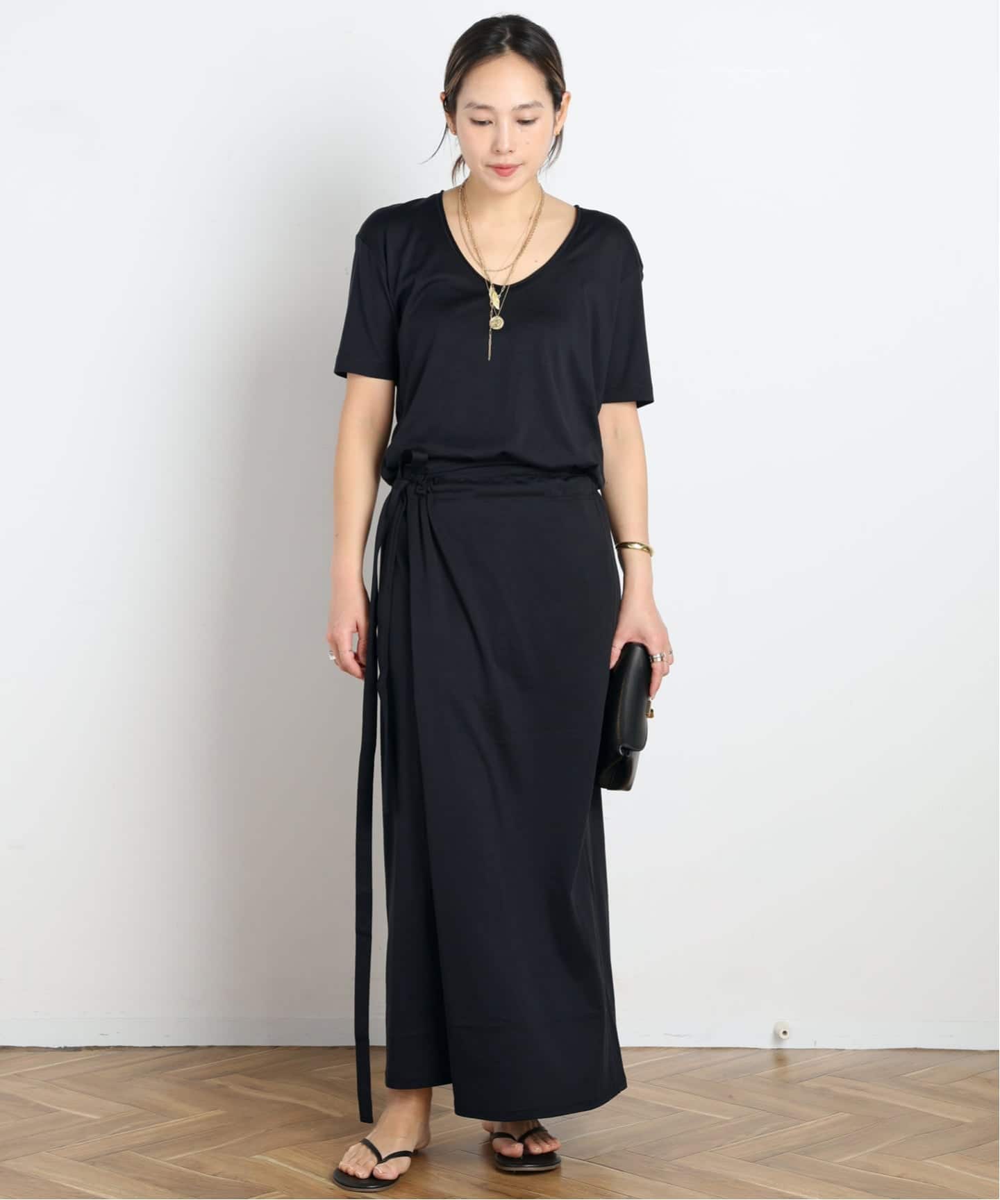 TOTEME/トーテム】Wrap skirt（ロング・マキシ丈スカート）｜AP STUDIO