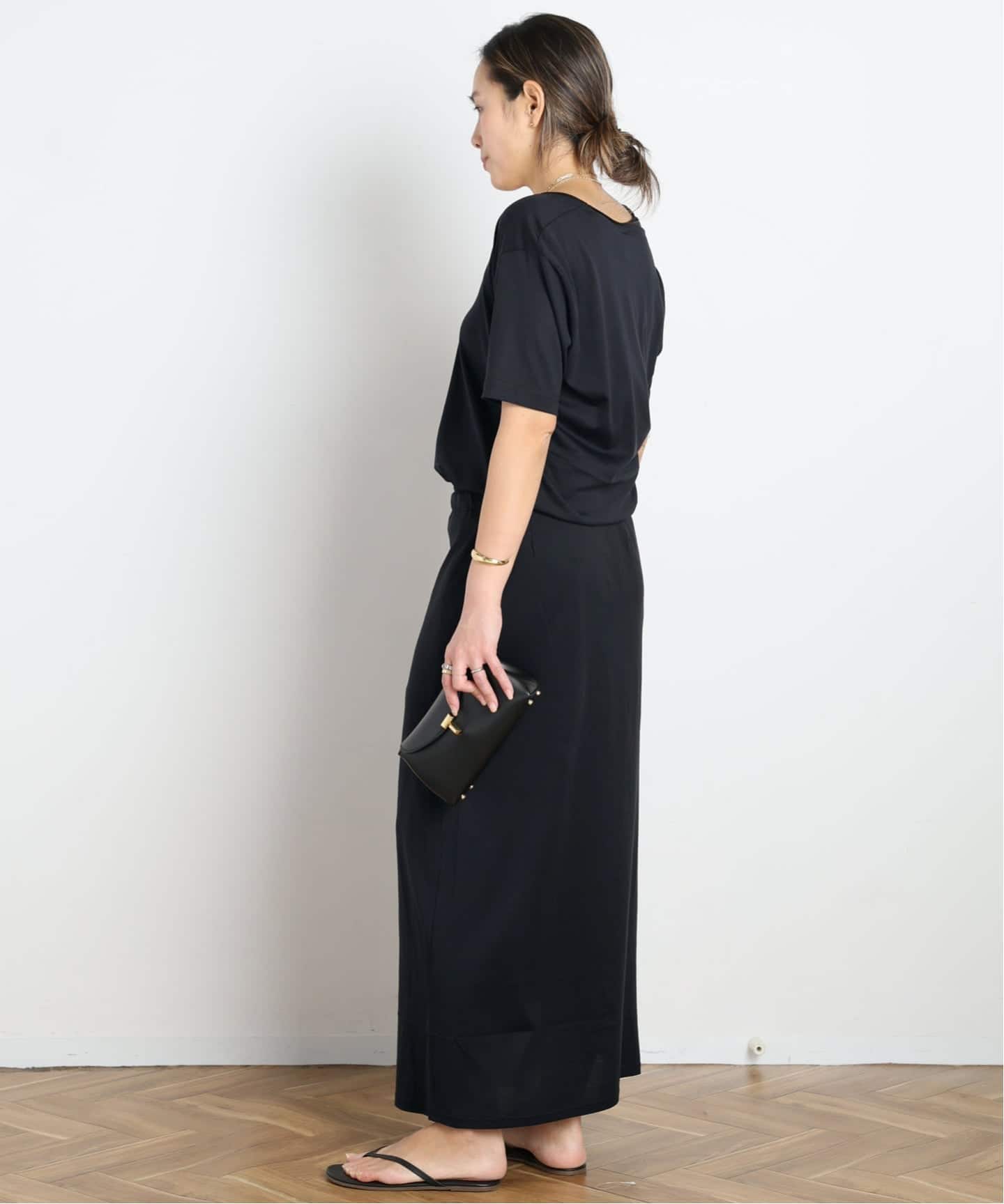 ☆美品☆APSTUDIO☆ ラップスカート ブラック 36 TOTEME/トーテム】Wrap skirt（ロング・マキシ丈スカート）｜AP STUDIO