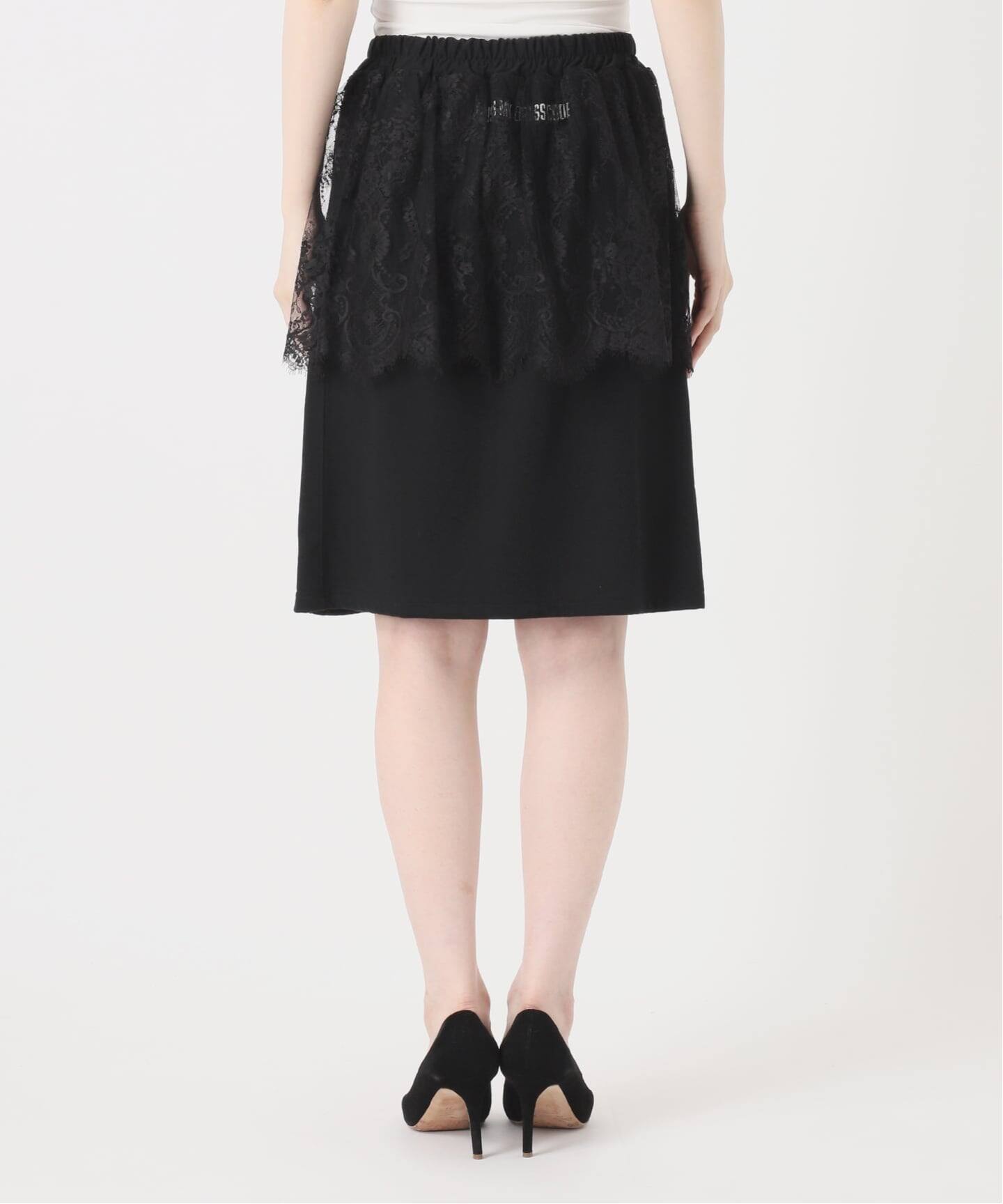 予約》【ARCHIVE STANCE/アーカイブスタンス】lace layer skirt（ひざ