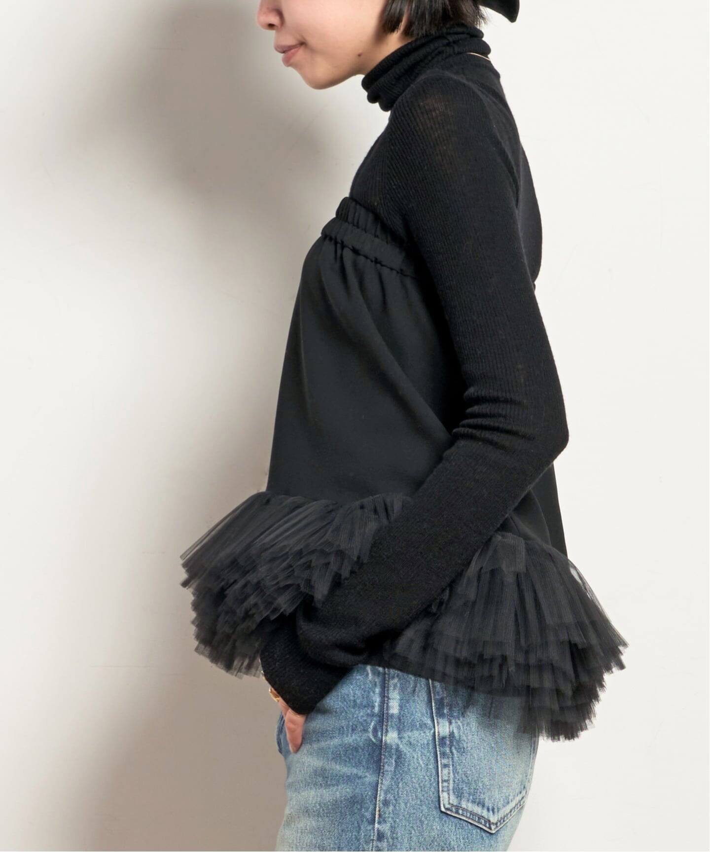 ARCHIVE STANCE/アーカイブスタンス】2way tulle Skirt（ミニスカート