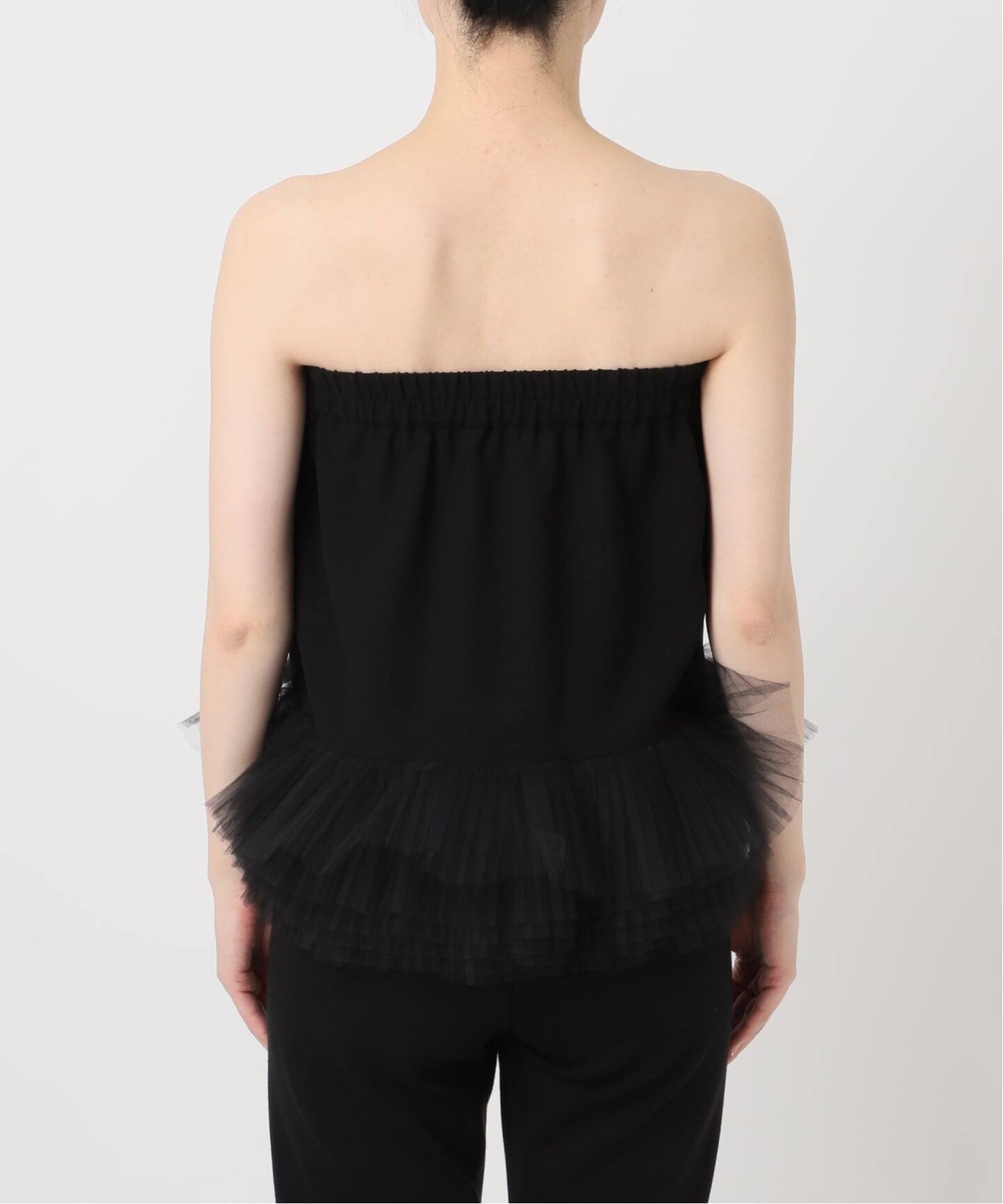 ベアトップ/チューブトップ AP STUDIO ARCHIVE STANCE2way tulle Skirt ARCHIVE STANCE/アーカイブスタンス】2way tulle Skirt（ミニスカート