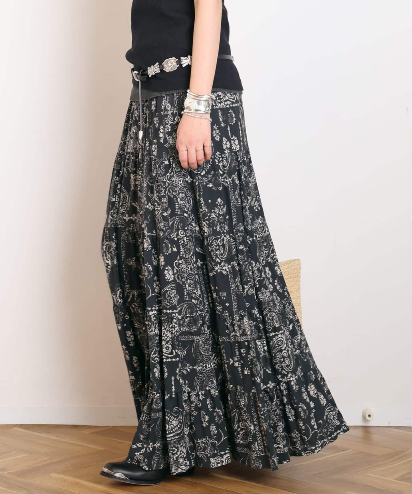 COUTURE D'ADAM/クチュールドアダム】別注Bandana College Print Skirt