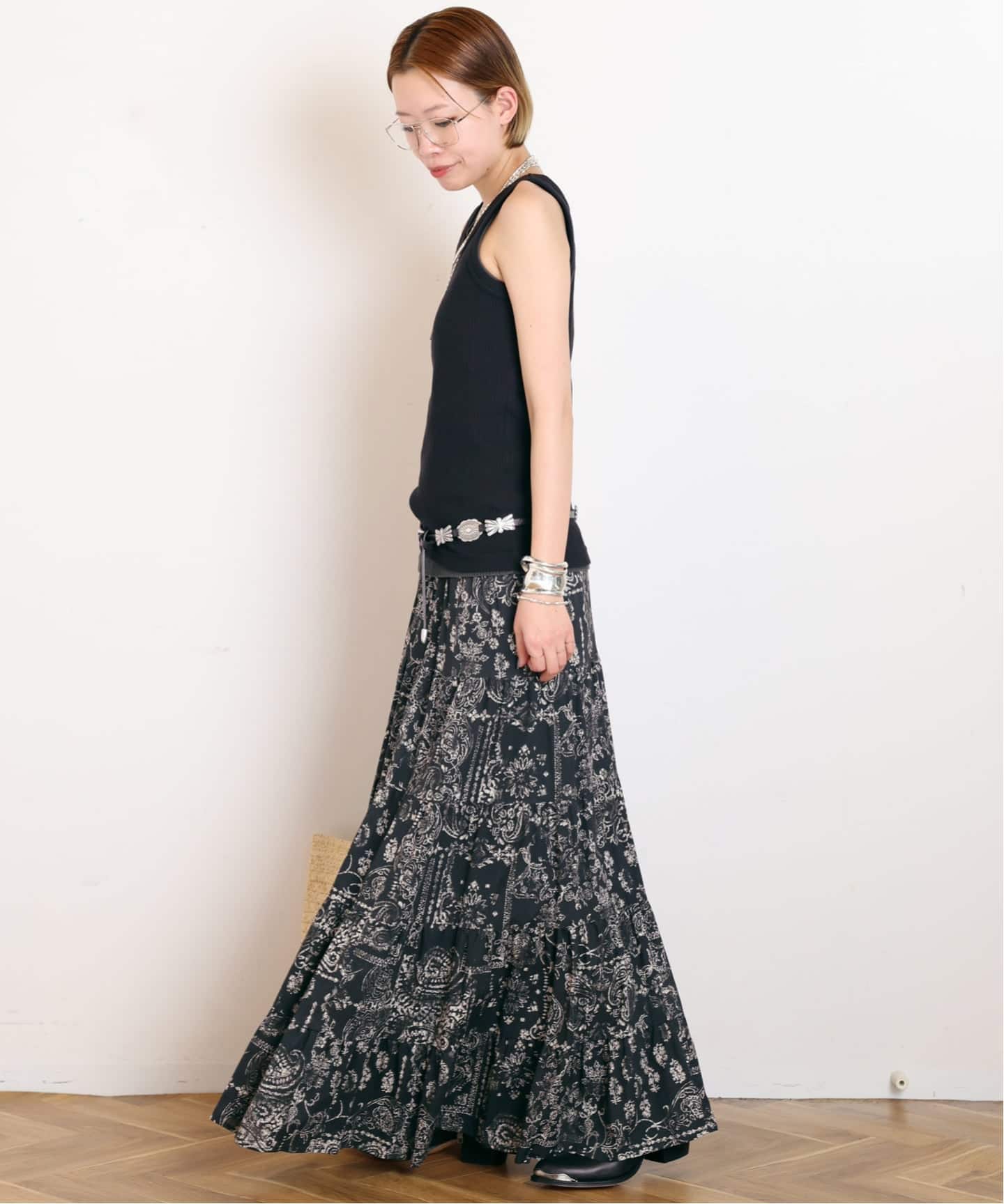 COUTURE D'ADAM/クチュールドアダム】別注Bandana College Print Skirt