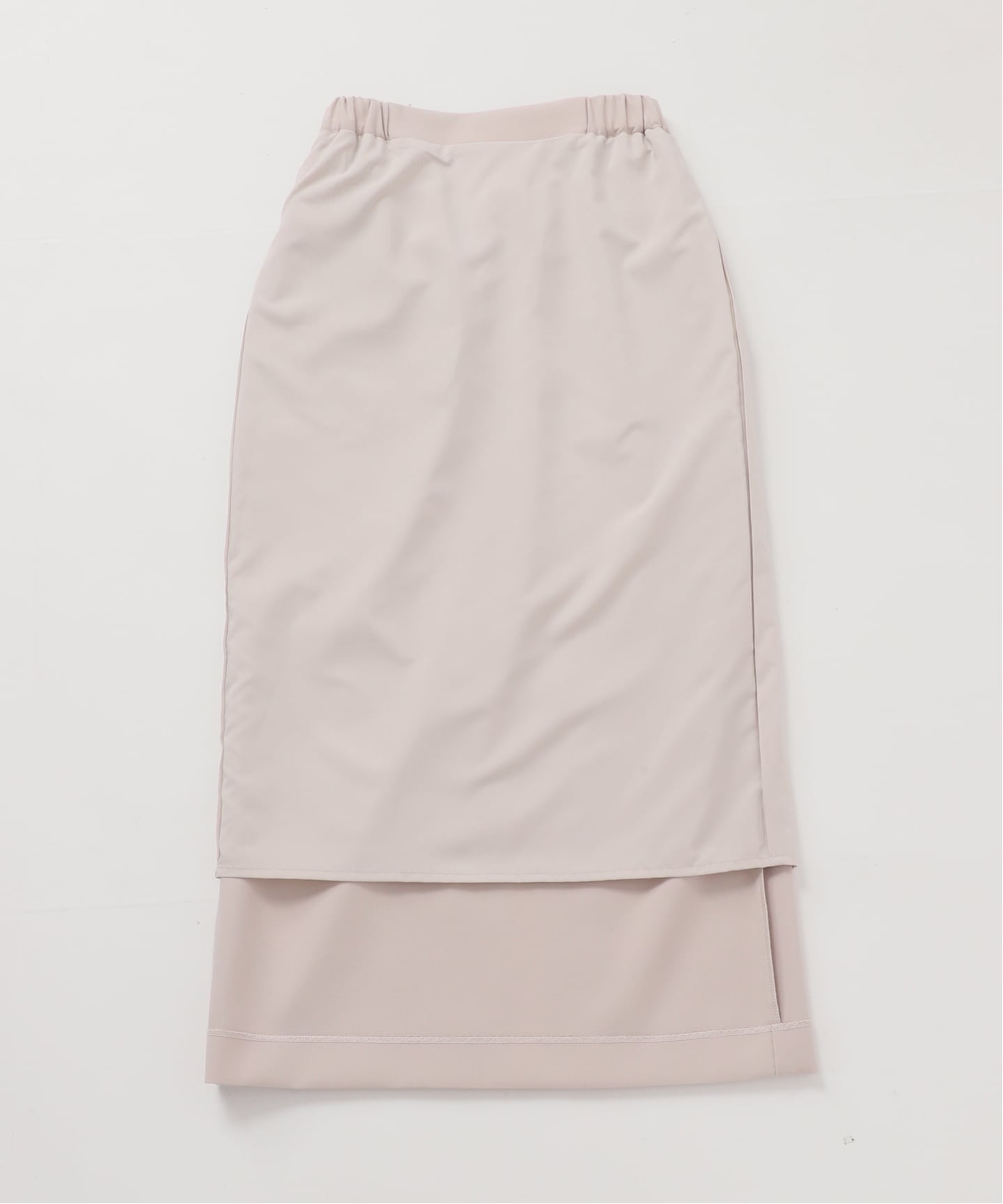 手洗い可 / T/R ダブルクロス スカート（ロング・マキシ丈スカート