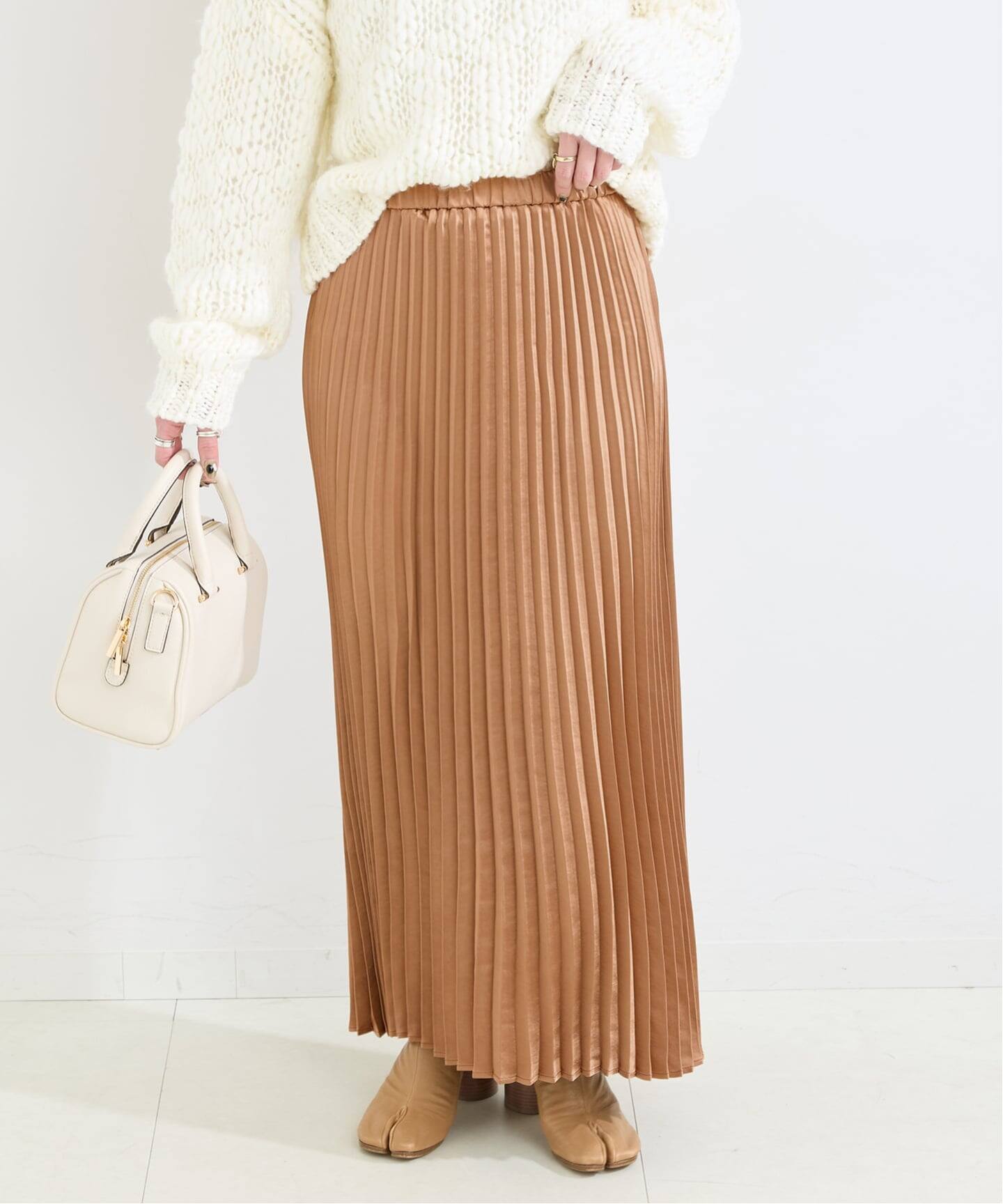 手洗い可 / アコーディオンプリーツスカート（ロング・マキシ丈