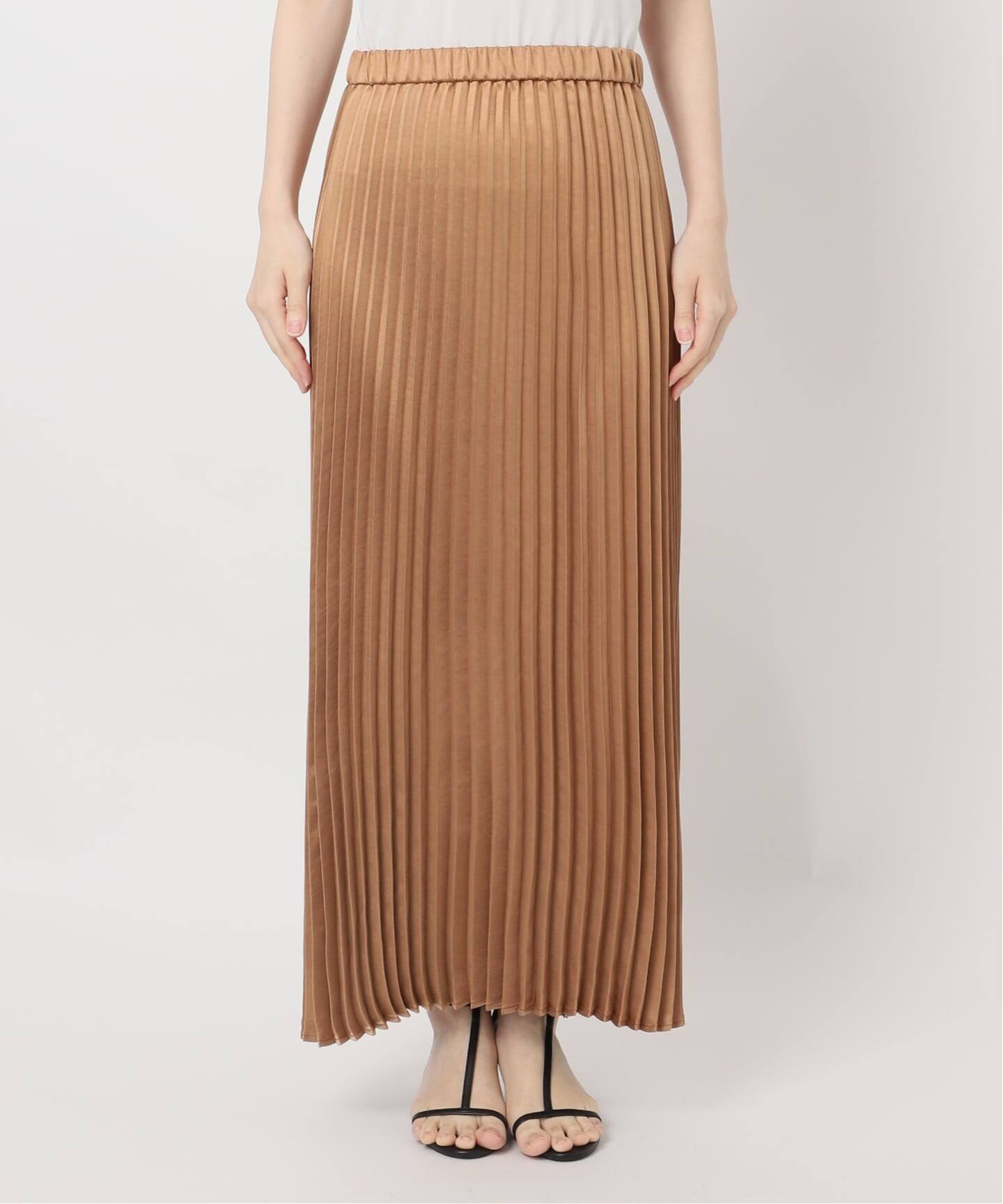 手洗い可 / アコーディオンプリーツスカート（ロング・マキシ丈