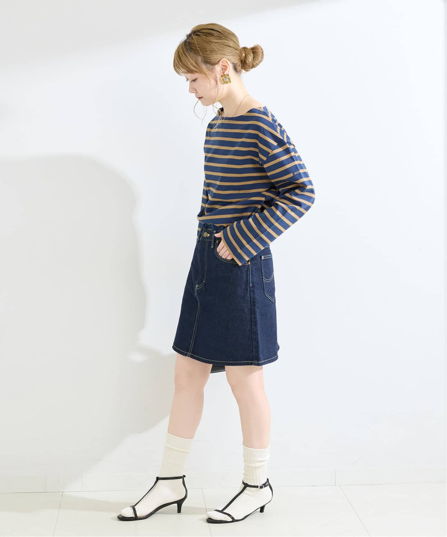 予約》【WEB＋一部店舗限定】ウォッシャブル / Lee / リー MINI SKIRT