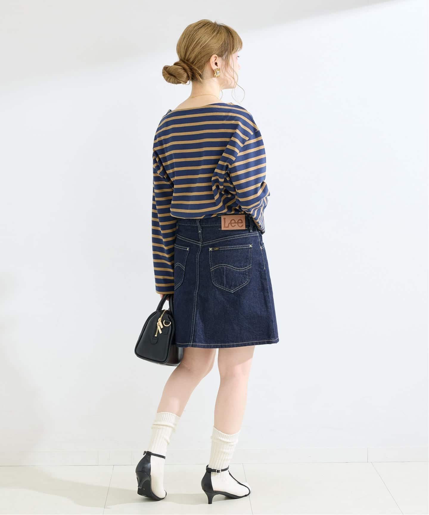 WEB＋一部店舗限定】ウォッシャブル / Lee / リー MINI SKIRT（デニム