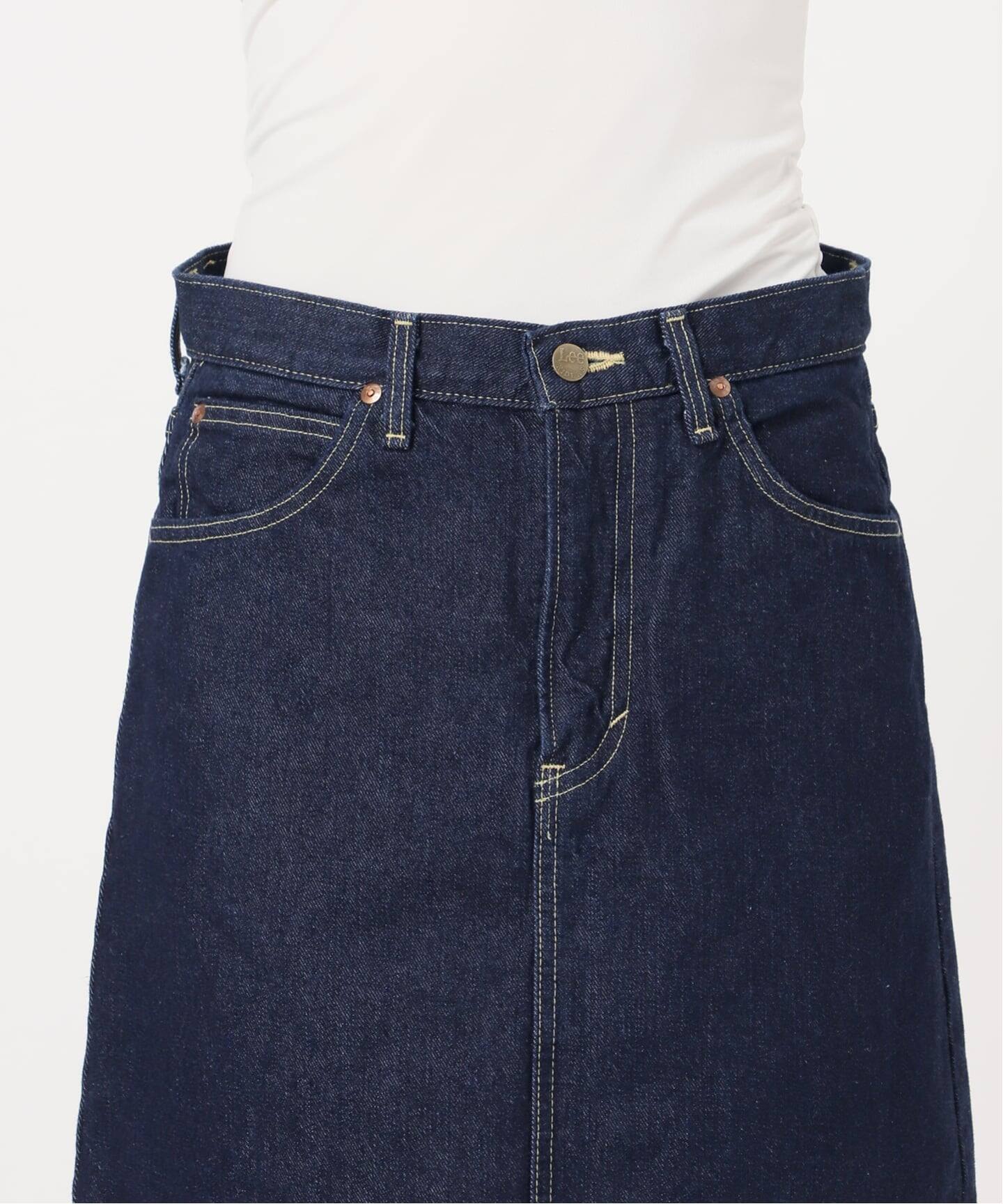 WEB＋一部店舗限定】ウォッシャブル / Lee / リー MINI SKIRT（デニム
