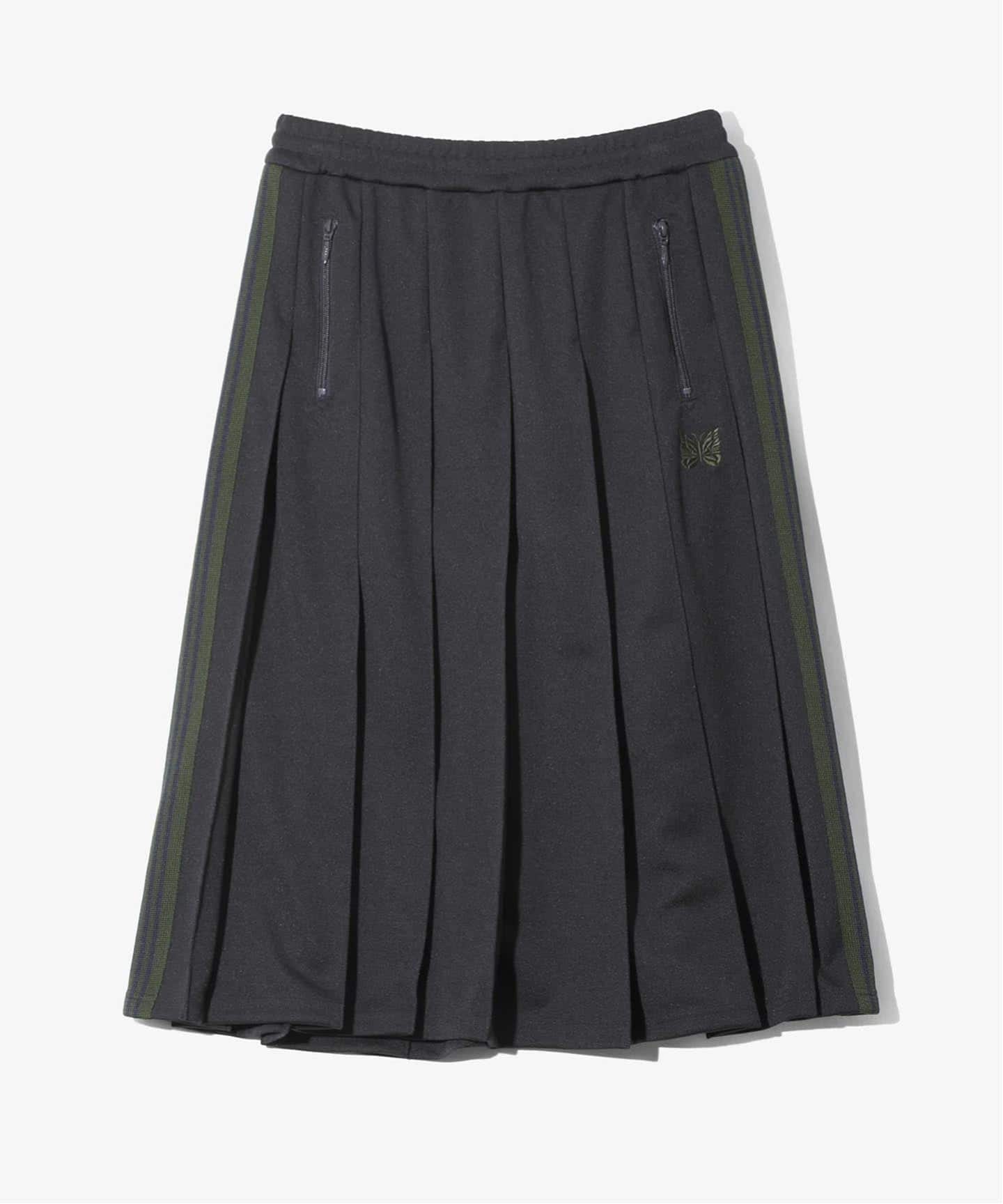 NEEDLES / ニードルズ Pleated Track Skirt - Poly Smooth（ロング
