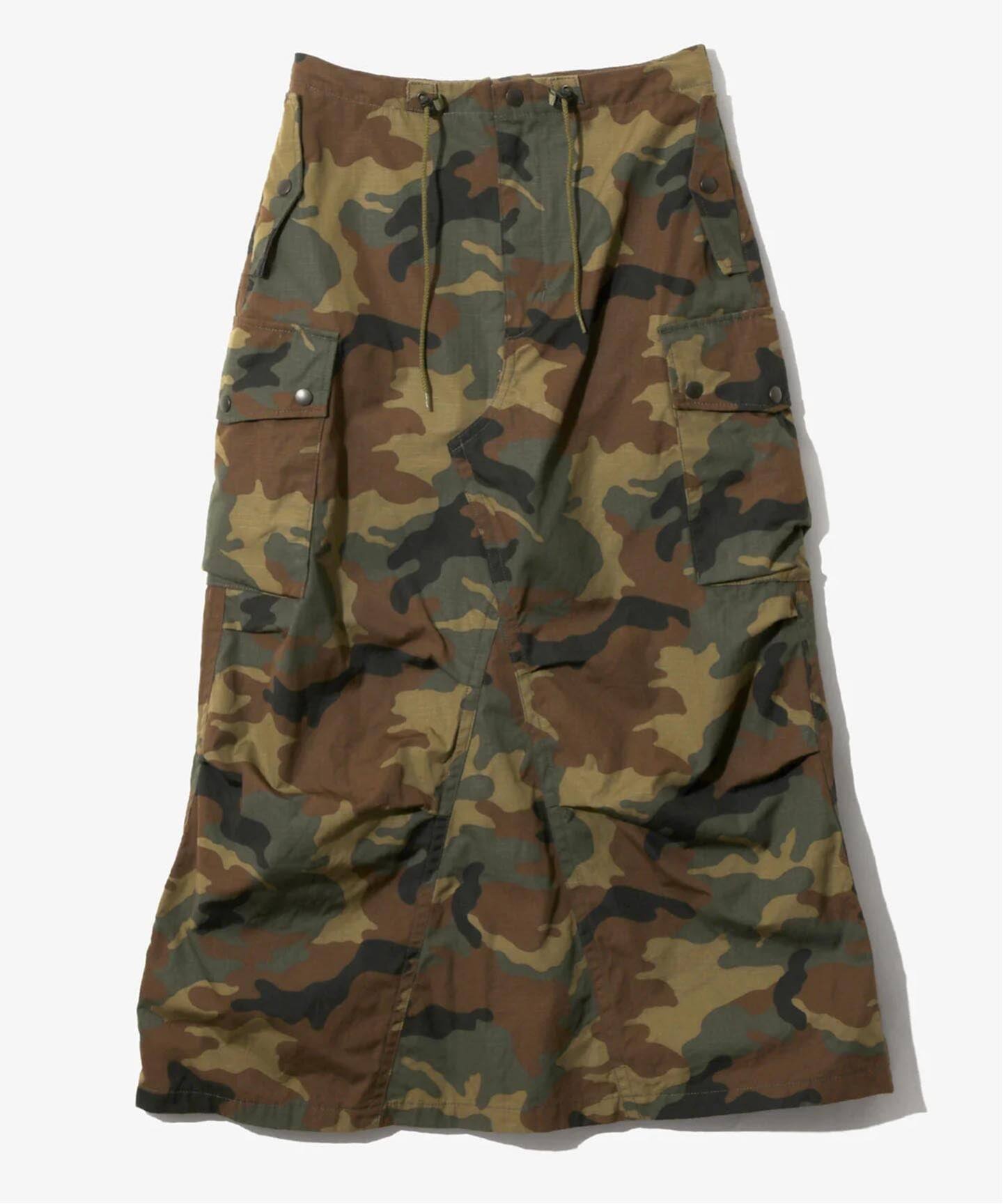 needles ニードルズ　ファティーグ　スカート　迷彩柄 NEEDLES/ニードルズ Field Skirt - Cotton Ripstop（ロング・マキシ丈
