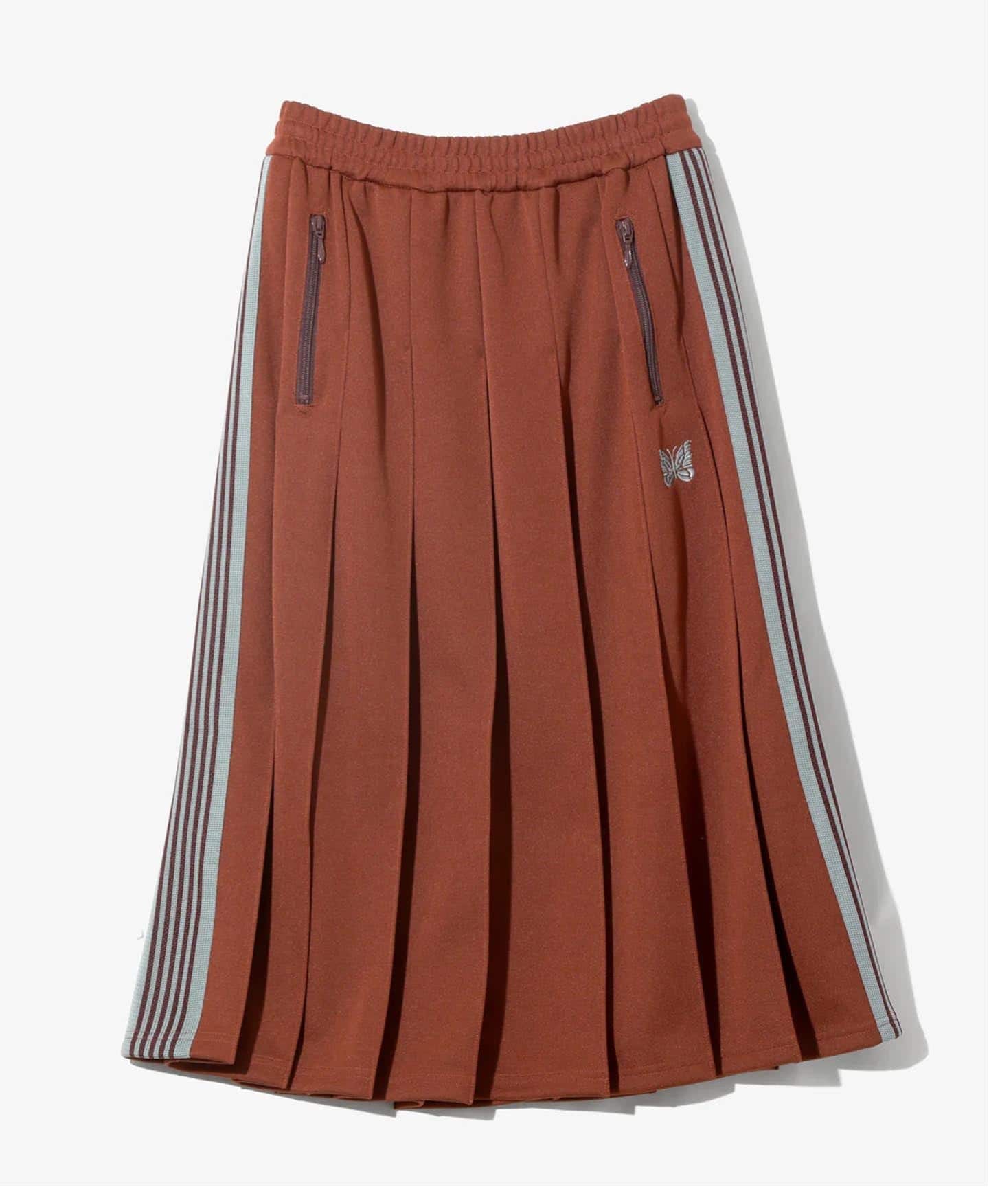 NEEDLES/ニードルズ Pleated Track Skirt - Poly Smooth（ロング