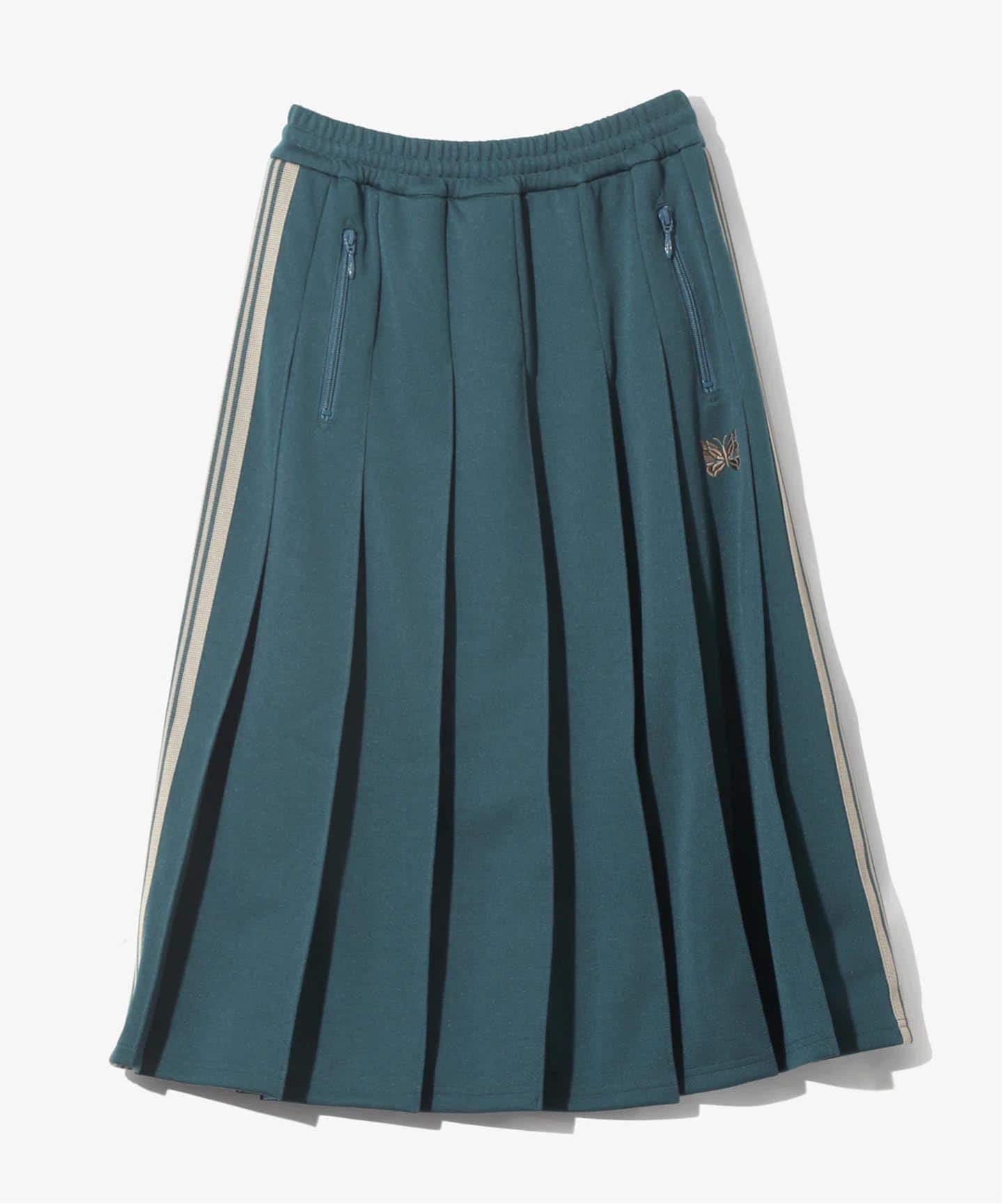 NEEDLES/ニードルズ Pleated Track Skirt - Poly Smooth（ロング
