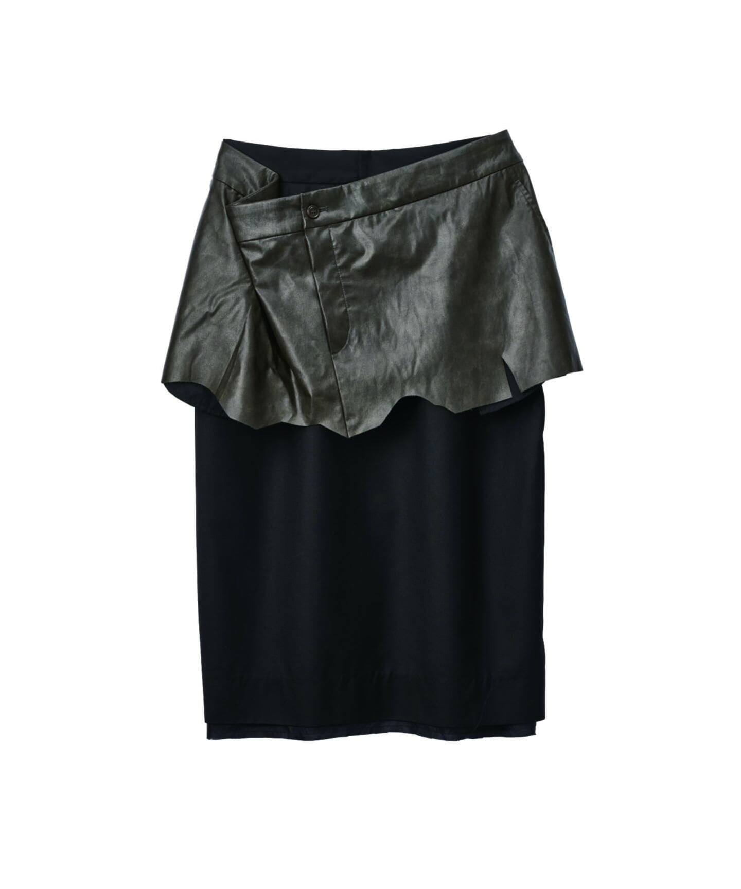 Knuth Marf/クヌースマーフ cut layered mid length skirt（ロング