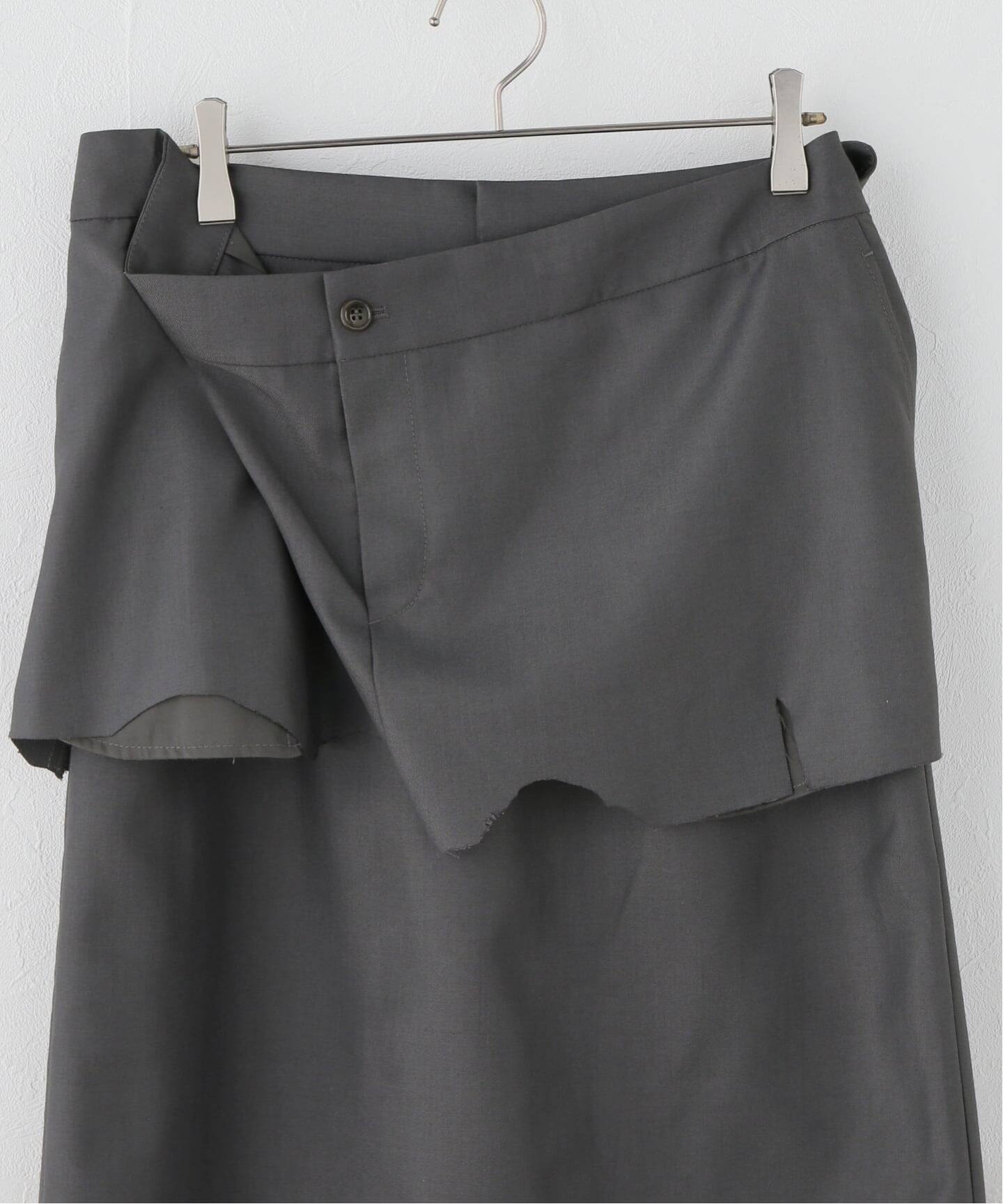 Knuth Marf/クヌースマーフ cut layered mid length skirt（ロング