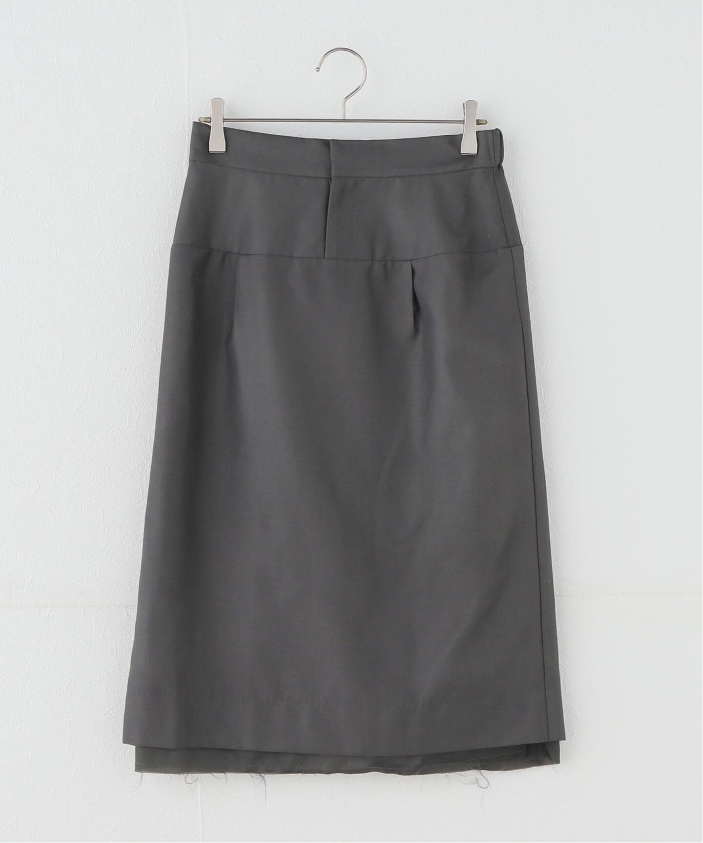 Knuth Marf/クヌースマーフ cut layered mid length skirt（ロング