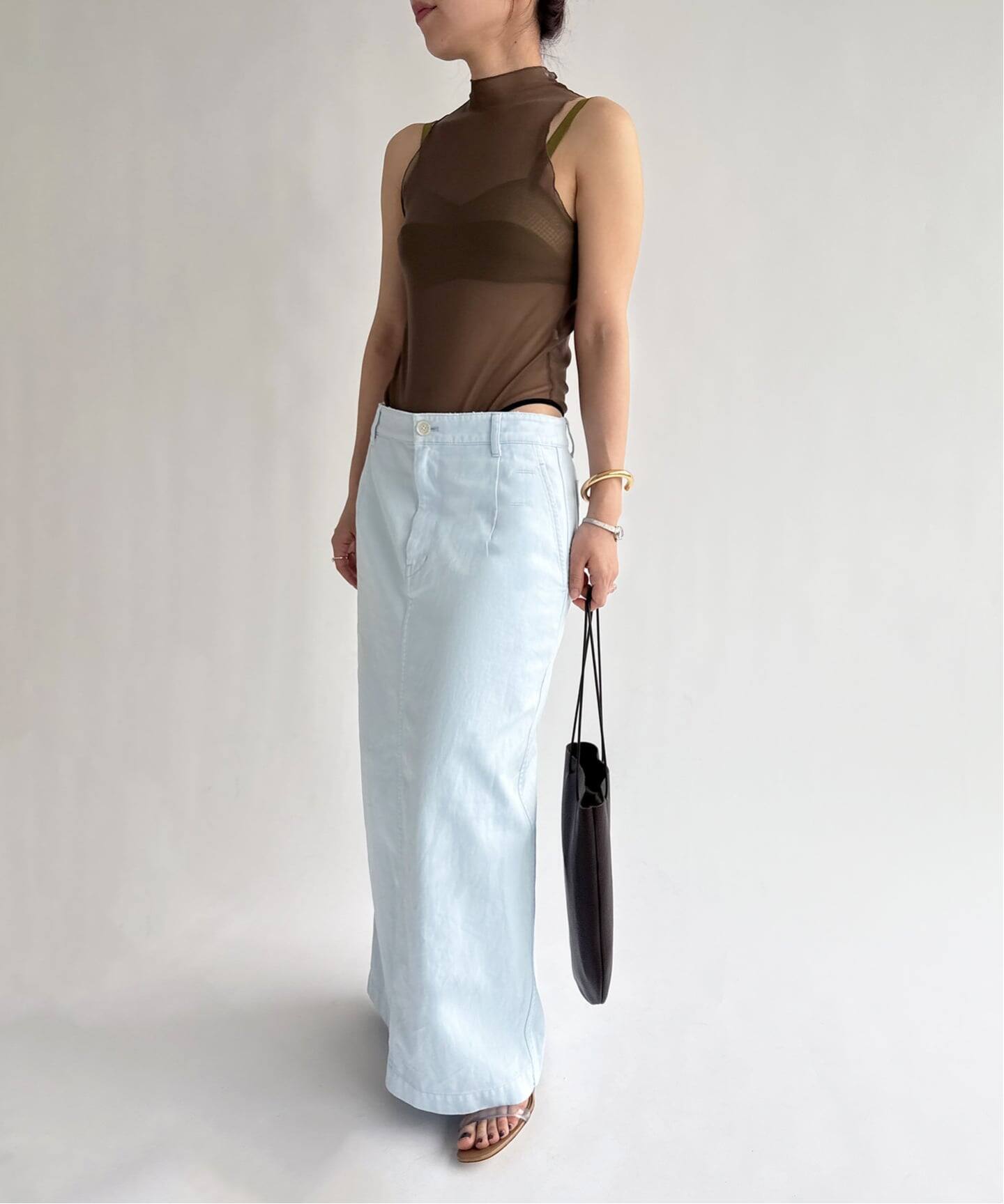 Garment dye Chino SK（その他スカート）｜EDIT.FOR LULU（エディット