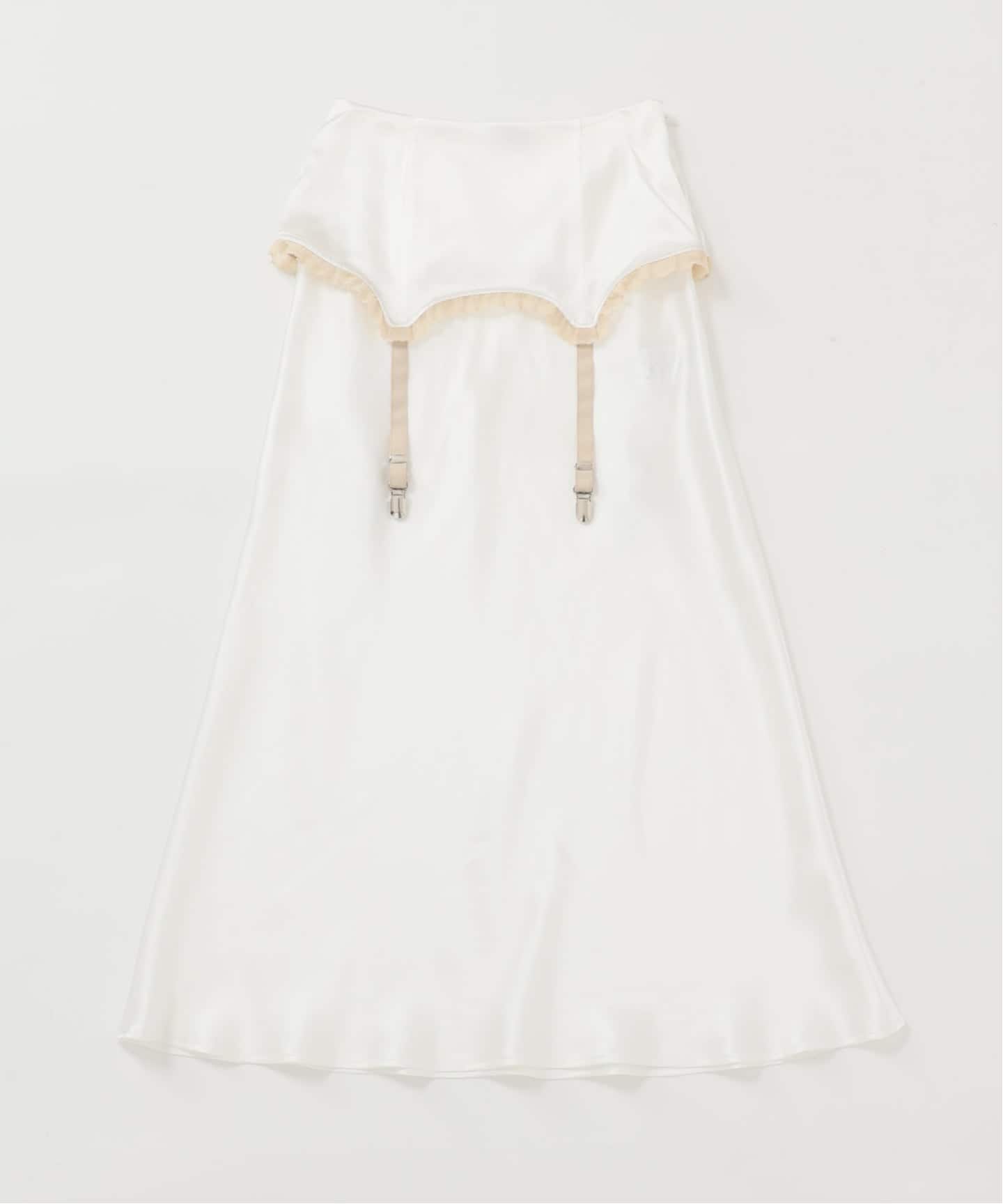 LULU vintage silk garter skirt（ロング・マキシ丈スカート）｜EDIT