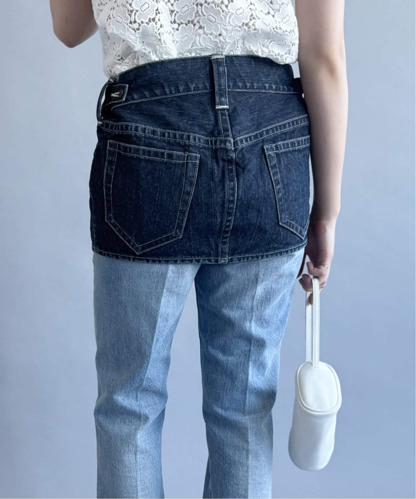 PAN/パン】DENIM OPEN MINI SKIRT（ミニスカート）｜EDIT.FOR LULU