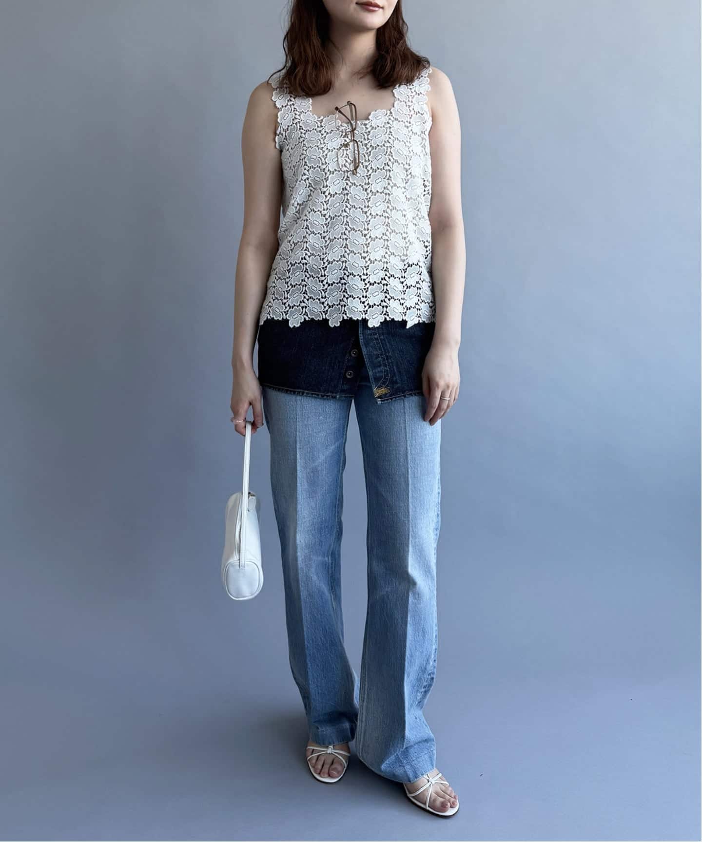 PAN/パン】DENIM OPEN MINI SKIRT（ミニスカート）｜EDIT.FOR LULU