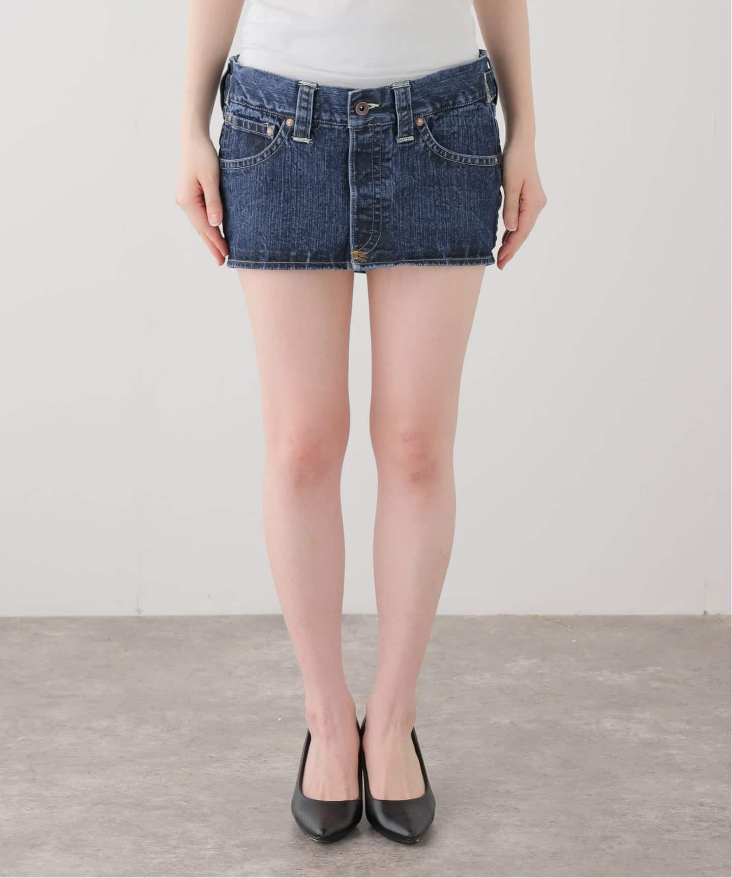PAN/パン】DENIM OPEN MINI SKIRT（ミニスカート）｜EDIT.FOR LULU