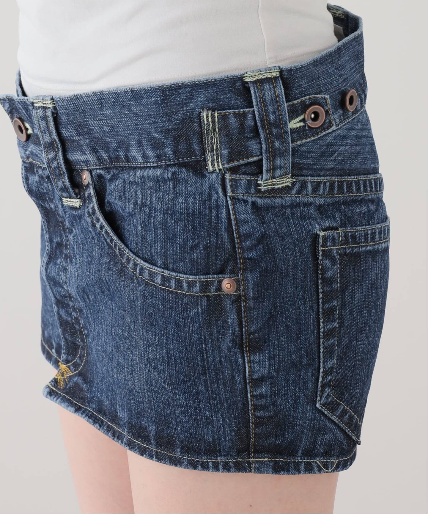 PAN/パン】DENIM OPEN MINI SKIRT（ミニスカート）｜EDIT.FOR LULU
