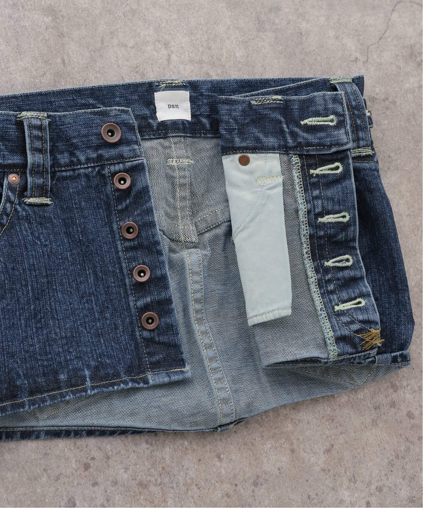 PAN/パン】DENIM OPEN MINI SKIRT（ミニスカート）｜EDIT.FOR LULU