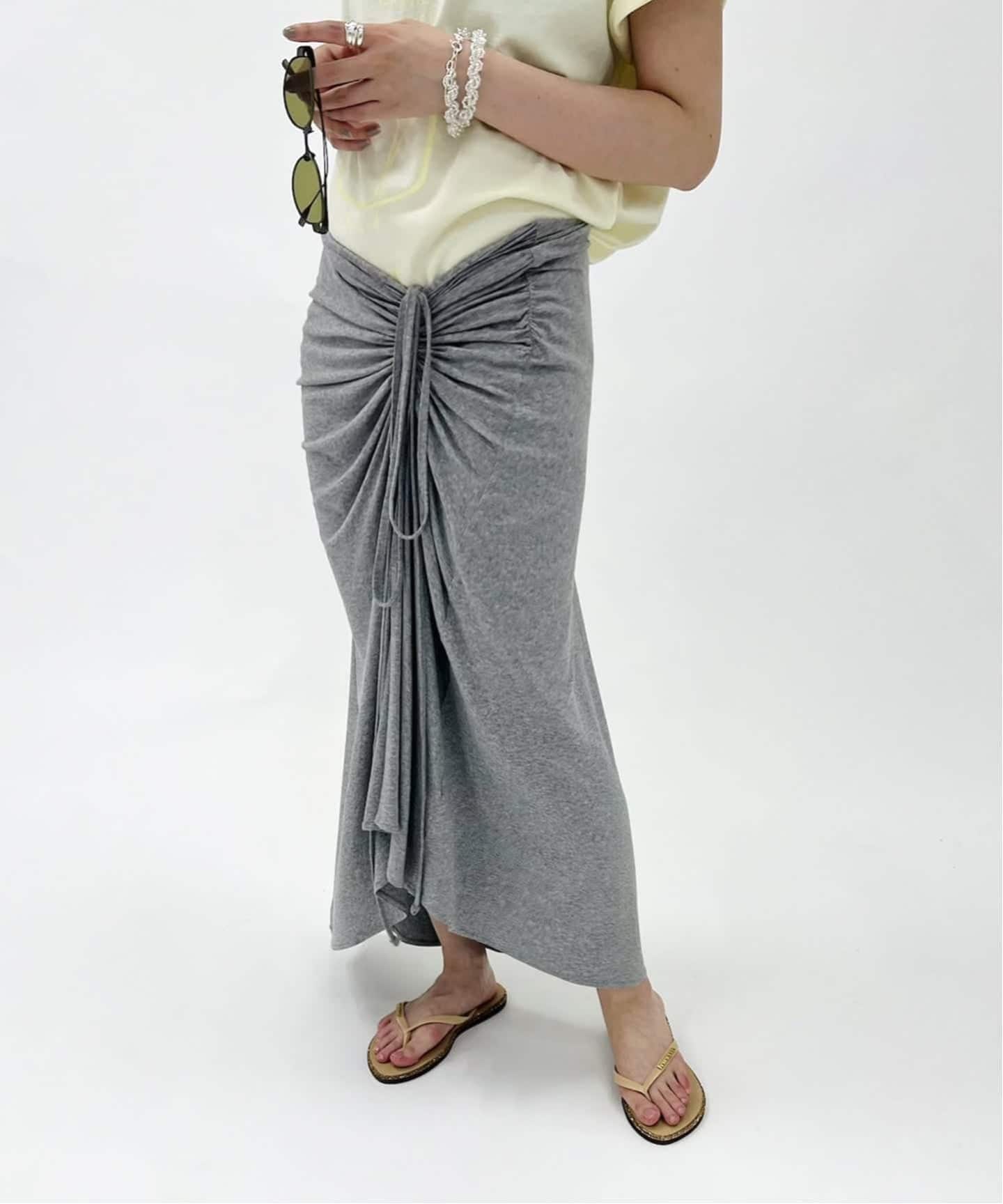 ESTHE/エステ】Strappy Midi Skirt（その他スカート）｜EDIT.FOR LULU