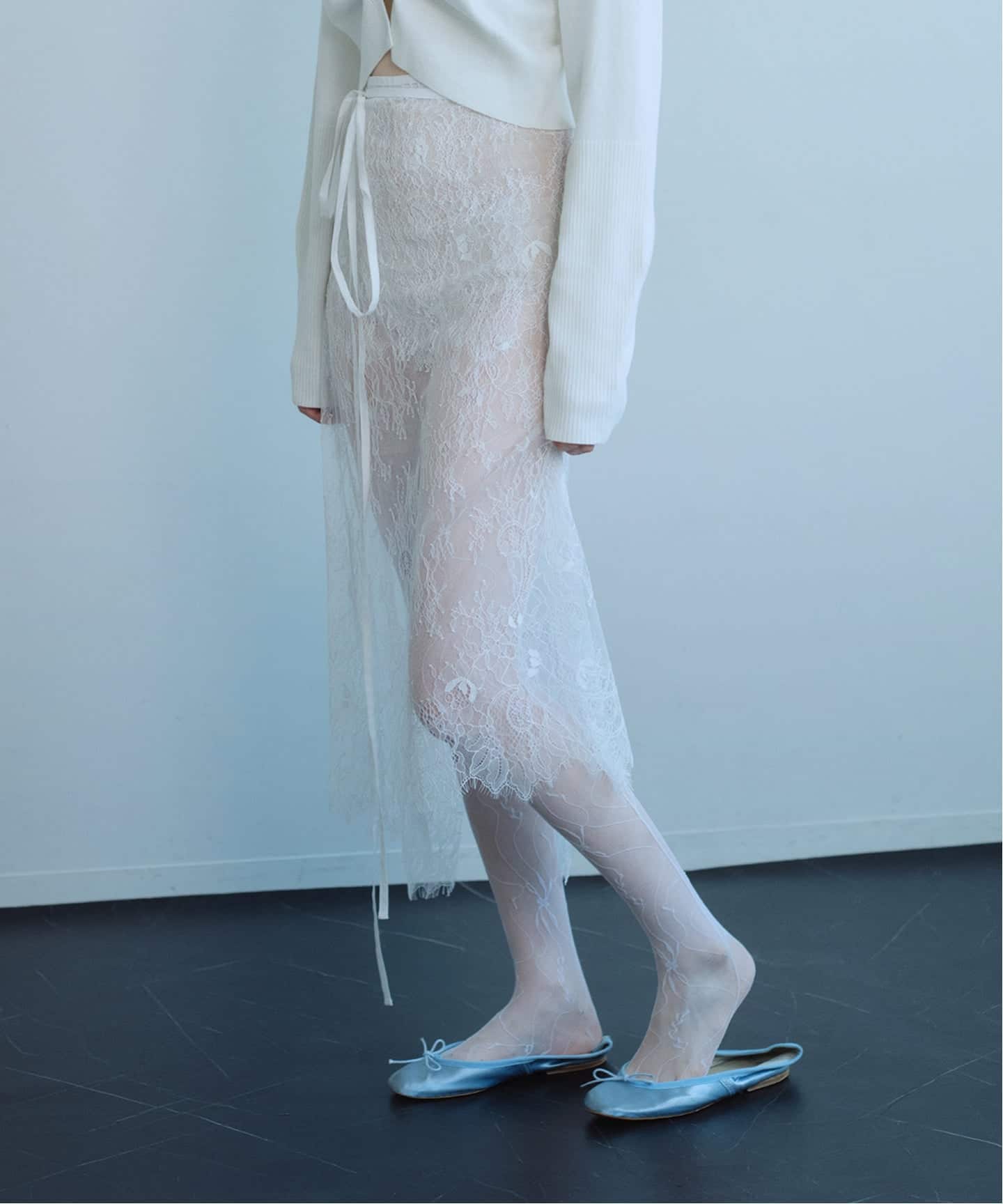 HELLA/ヘラ】 2way Layered Lace Wrap Skirt（その他スカート）｜EDIT