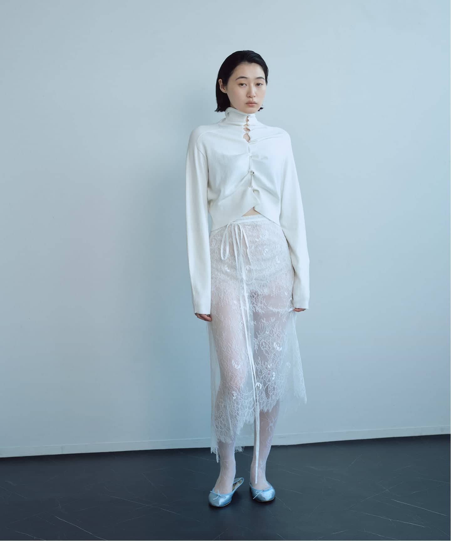 HELLA/ヘラ】 2way Layered Lace Wrap Skirt（その他スカート）｜EDIT