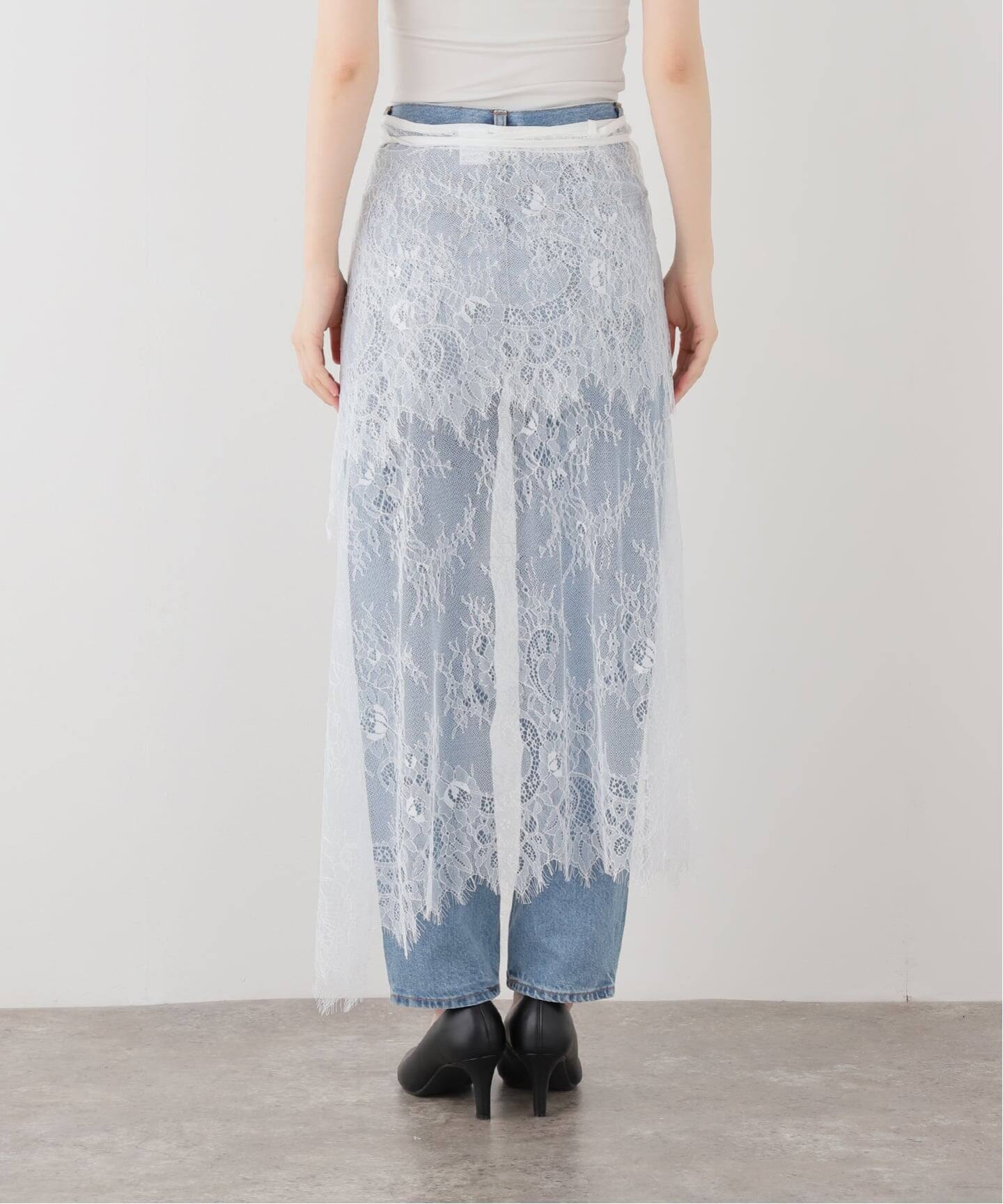 HELLA/ヘラ】 2way Layered Lace Wrap Skirt（その他スカート）｜EDIT
