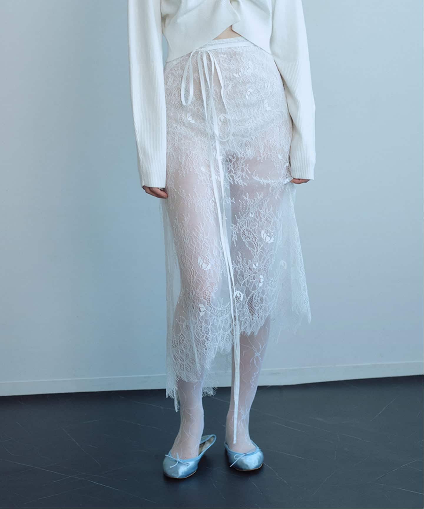 HELLA/ヘラ】 2way Layered Lace Wrap Skirt（その他スカート）｜EDIT