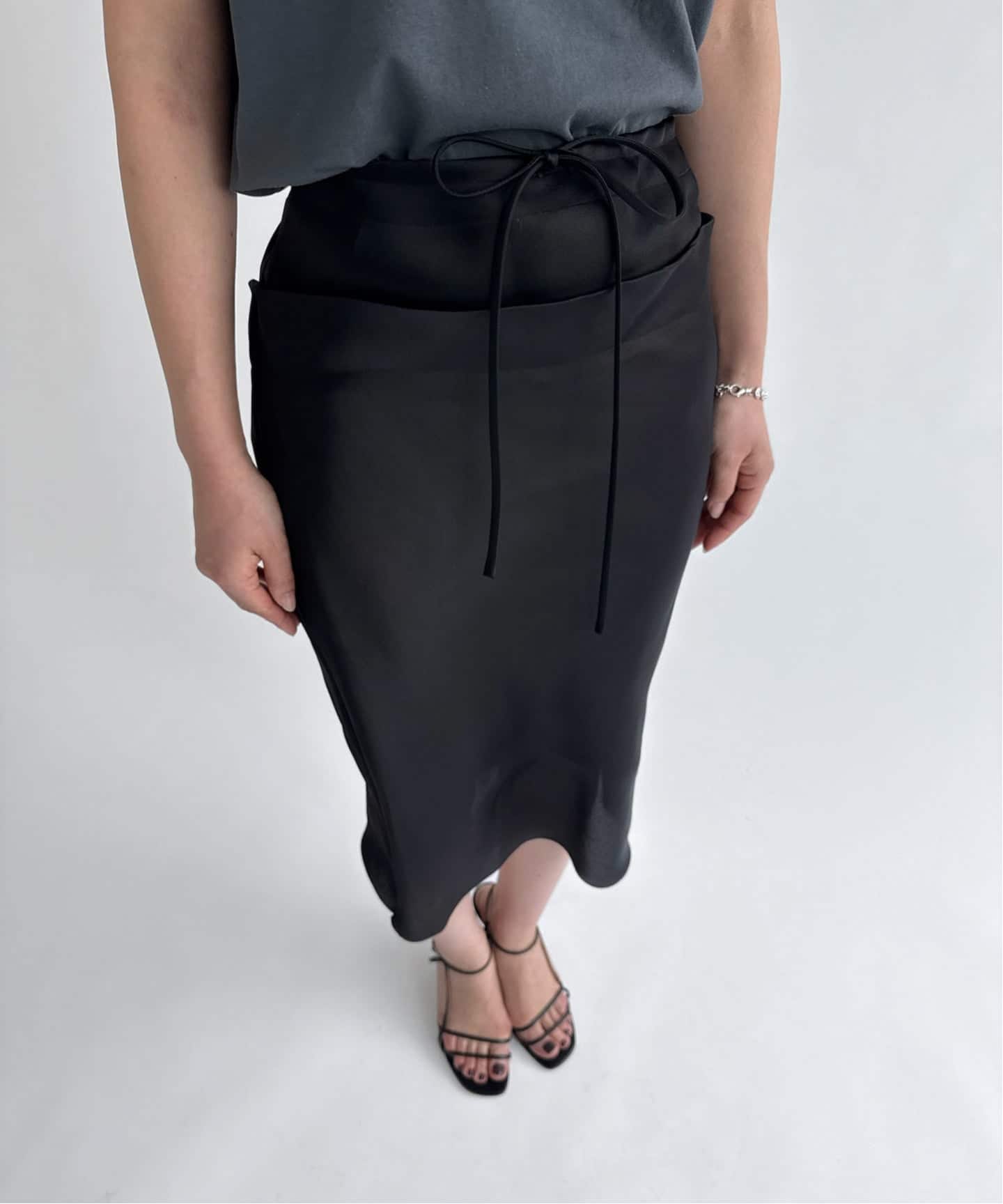 GIA STUDIOS/ジア ストゥディオス】LANKY SILK SKIRT（その他スカート