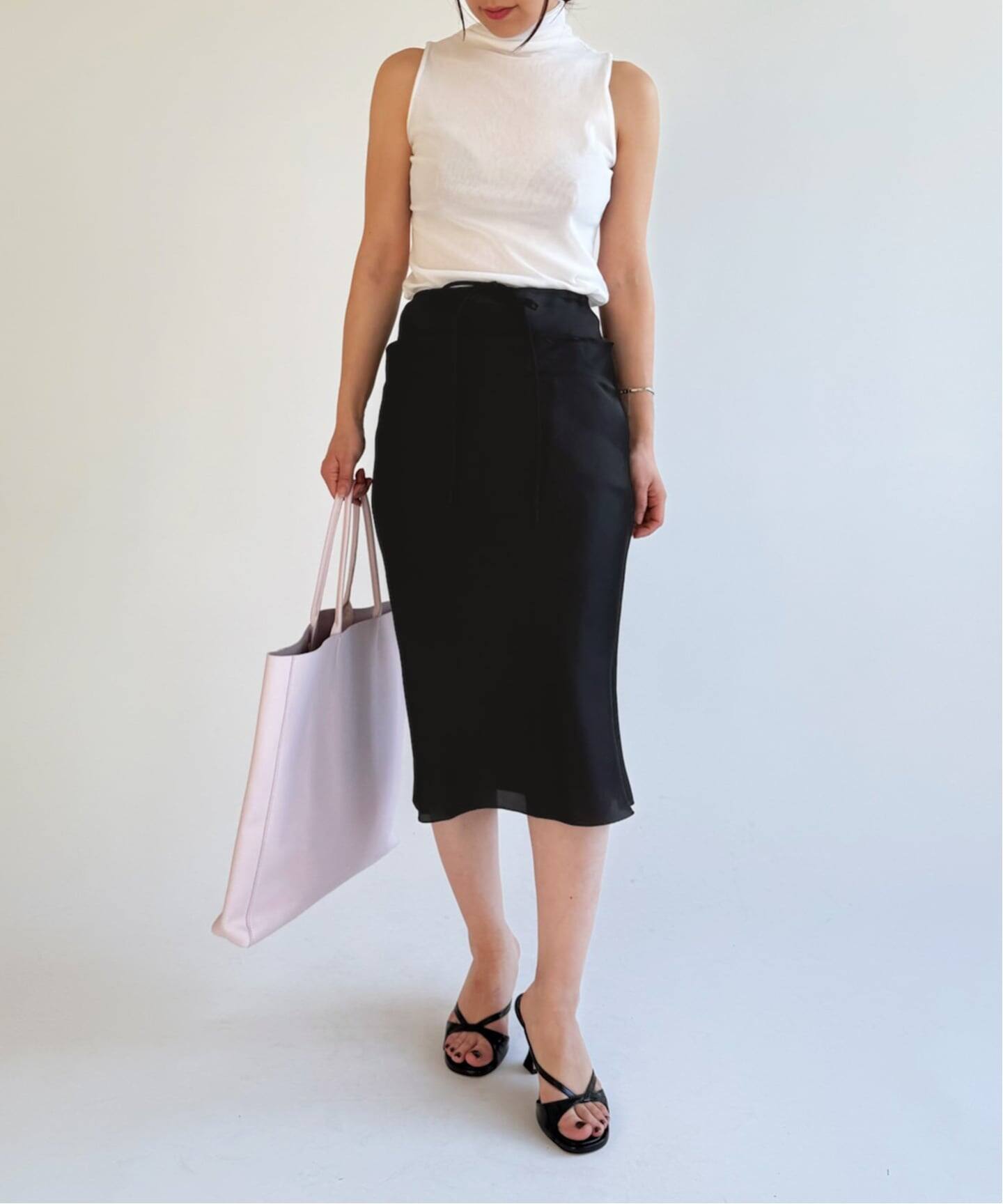 GIA STUDIOS/ジア ストゥディオス】LANKY SILK SKIRT（その他スカート