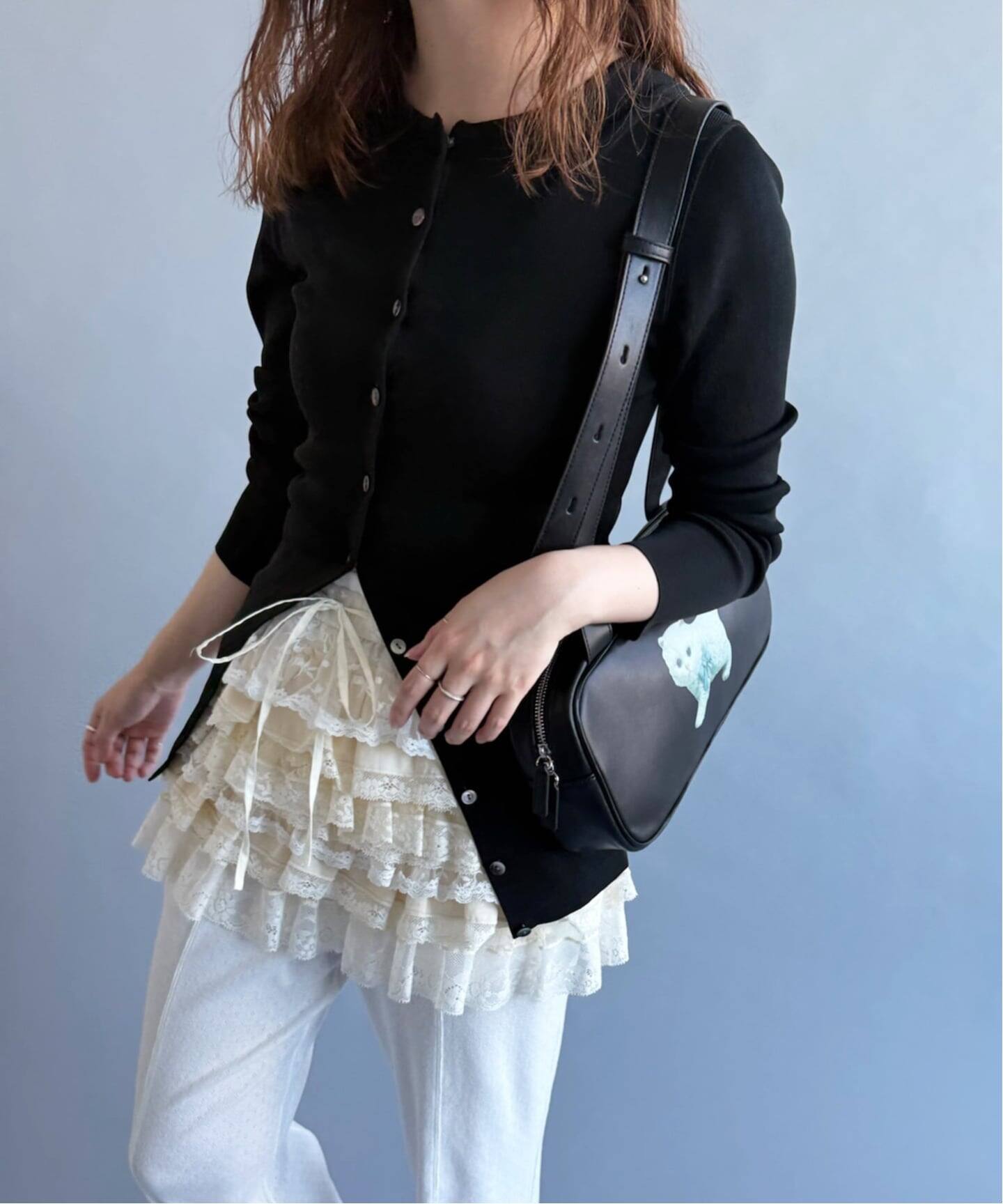 YUHAN WANG/ユハン・ワン】lace ruffle tiered skirt（その他スカート
