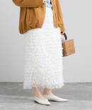 チュールテープスカート