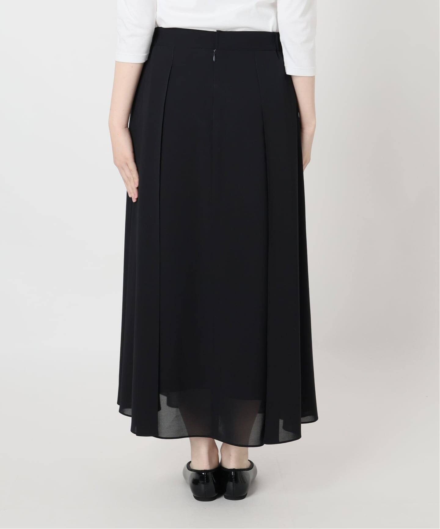&NAVY シアーピンタックスカート（ロング・マキシ丈スカート）｜IENA