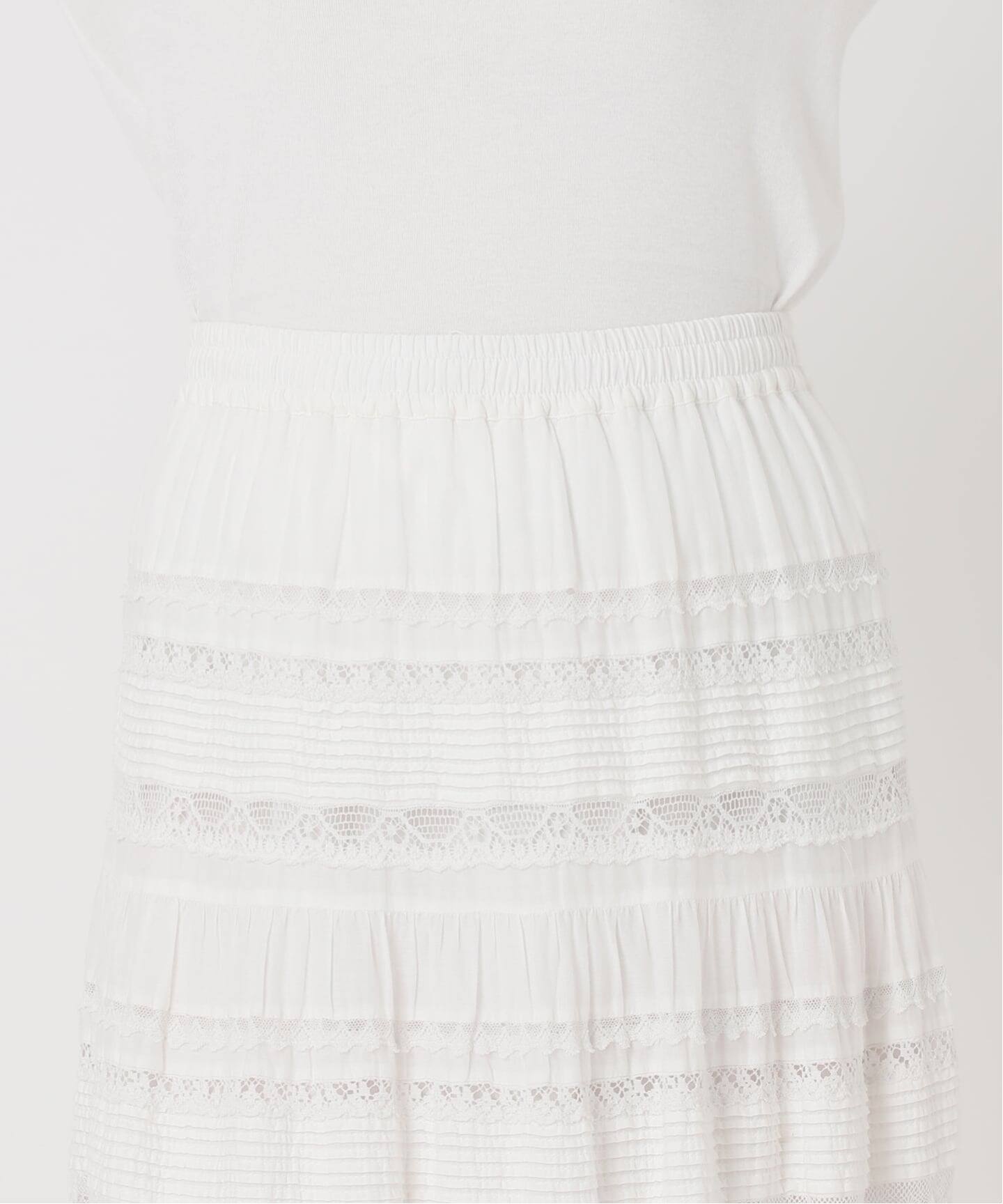 IENA 35TH》THE LEAVERS LACE SKIRT（ロング・マキシ丈スカート
