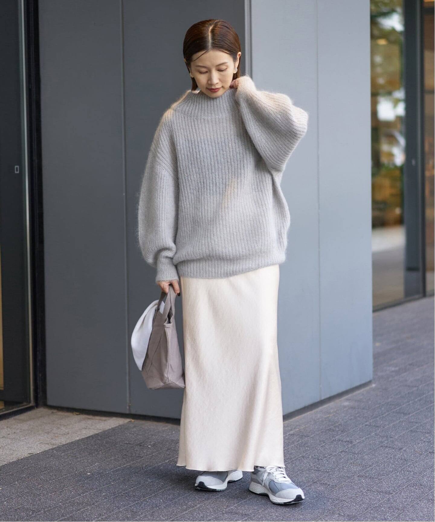 IENA ダブルサテンスカート 2025 グレー 36 新品未使用 IENA ダブルサテンスカート 2025 グレー 36 新品未使用 WEB・一部店舗