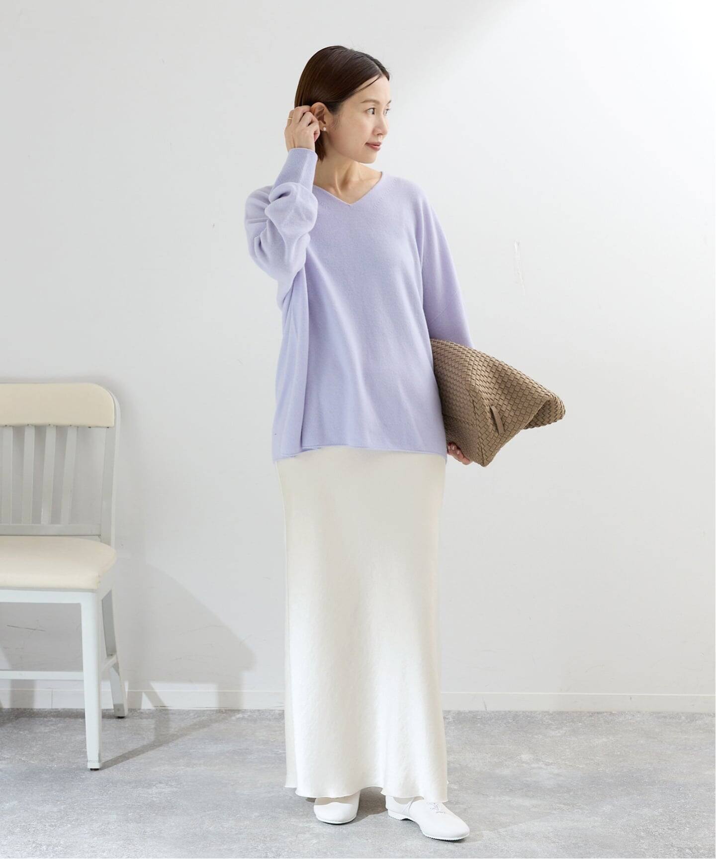 追加16》ダブルサテンスカート（ロング・マキシ丈スカート）｜IENA