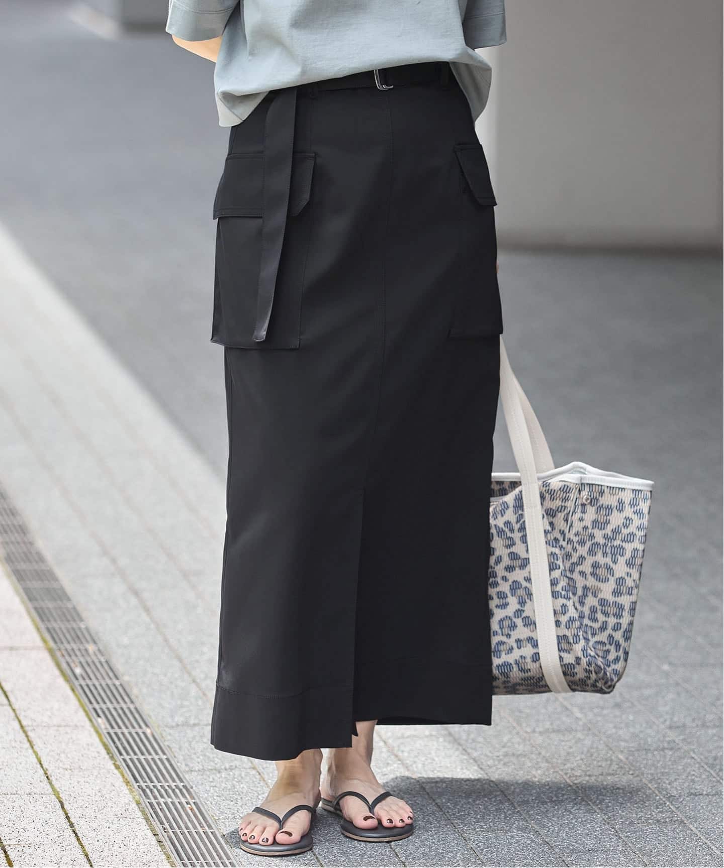 追加予約/新色あり》ハイツイストペンシルロングスカート（ロング