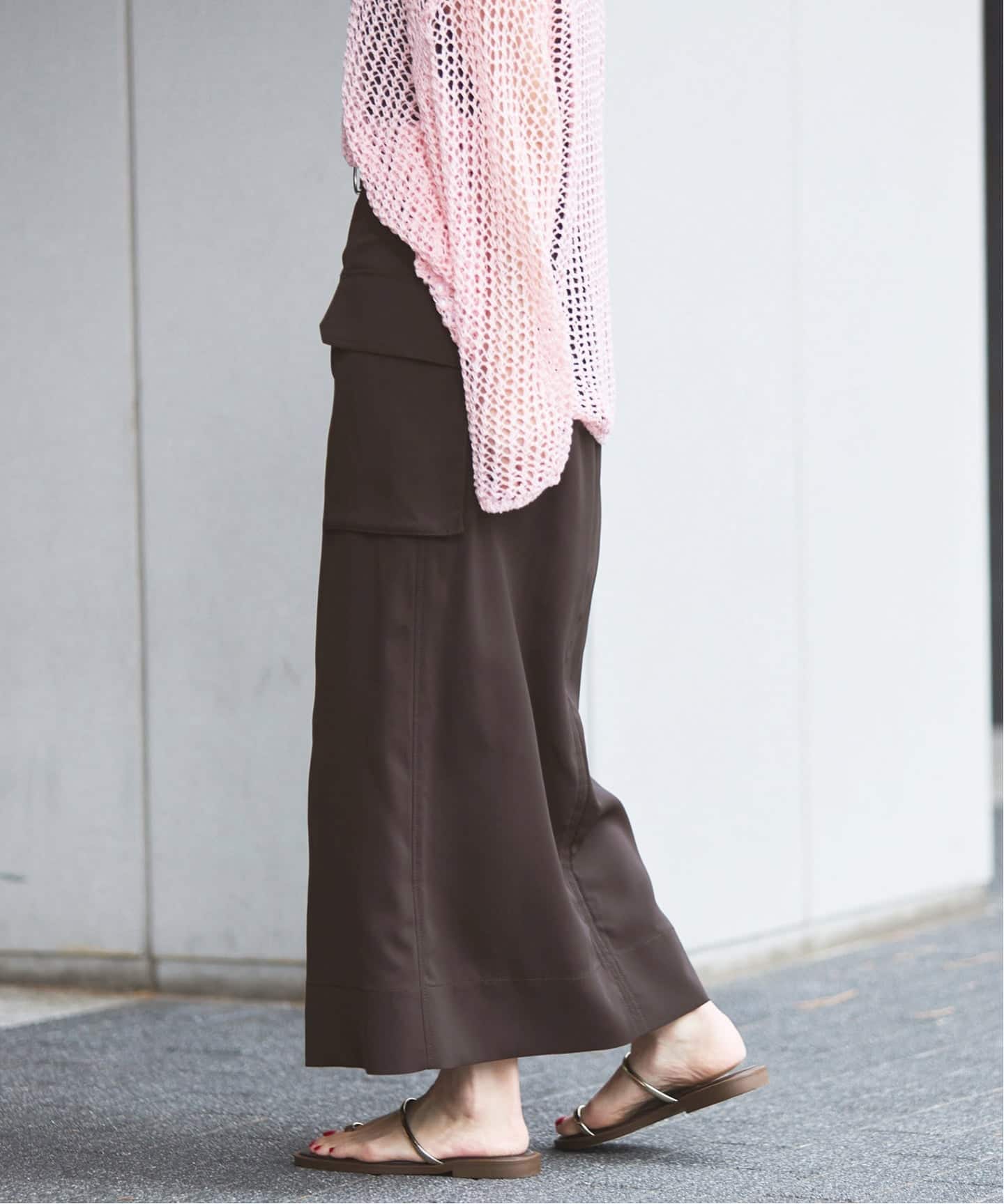 ハイツイストペンシルロングスカート（ロング・マキシ丈スカート