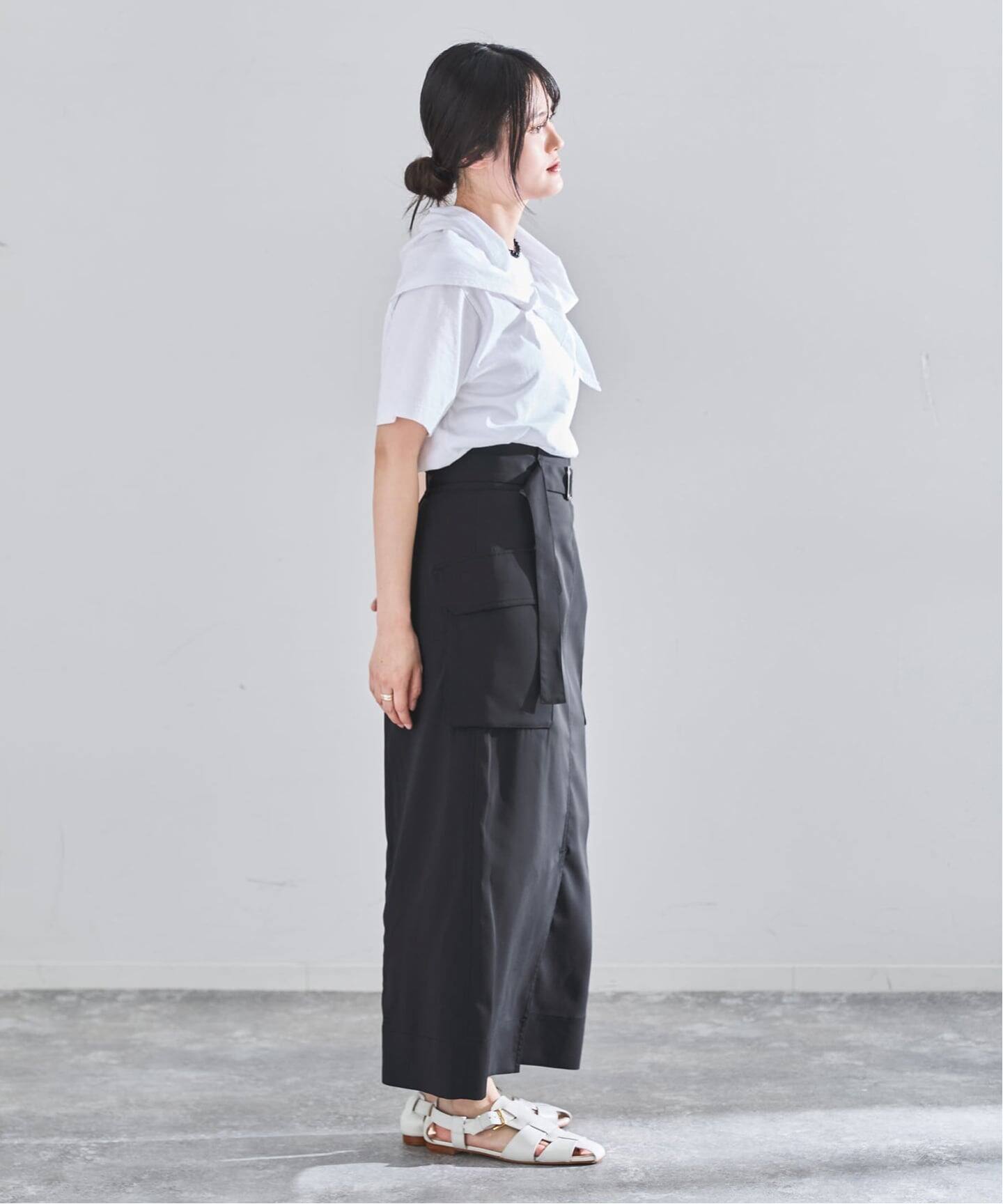 ハイツイストペンシルロングスカート（ロング・マキシ丈スカート