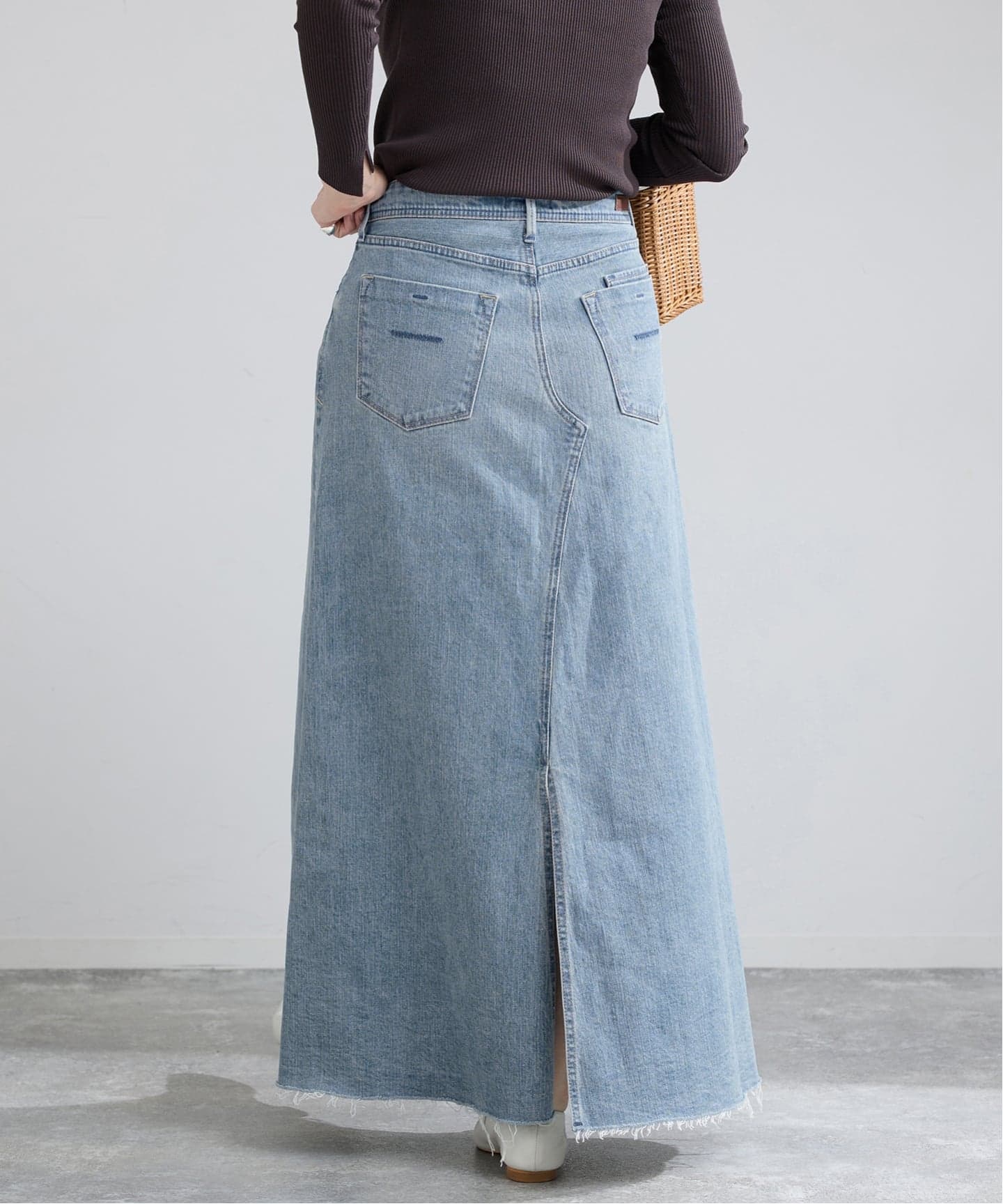 YANUK/ヤヌーク Flare Long Skirt スカート（デニムスカート）｜IENA