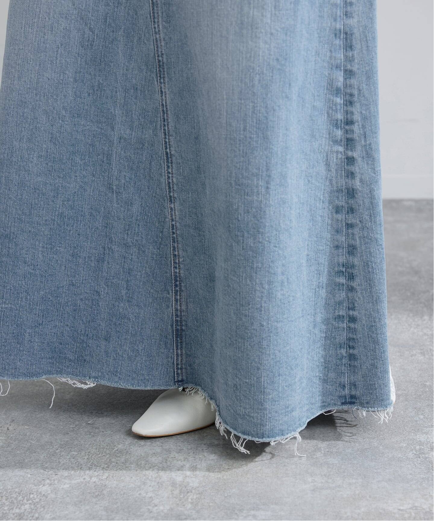 YANUK/ヤヌーク Flare Long Skirt スカート（デニムスカート）｜IENA