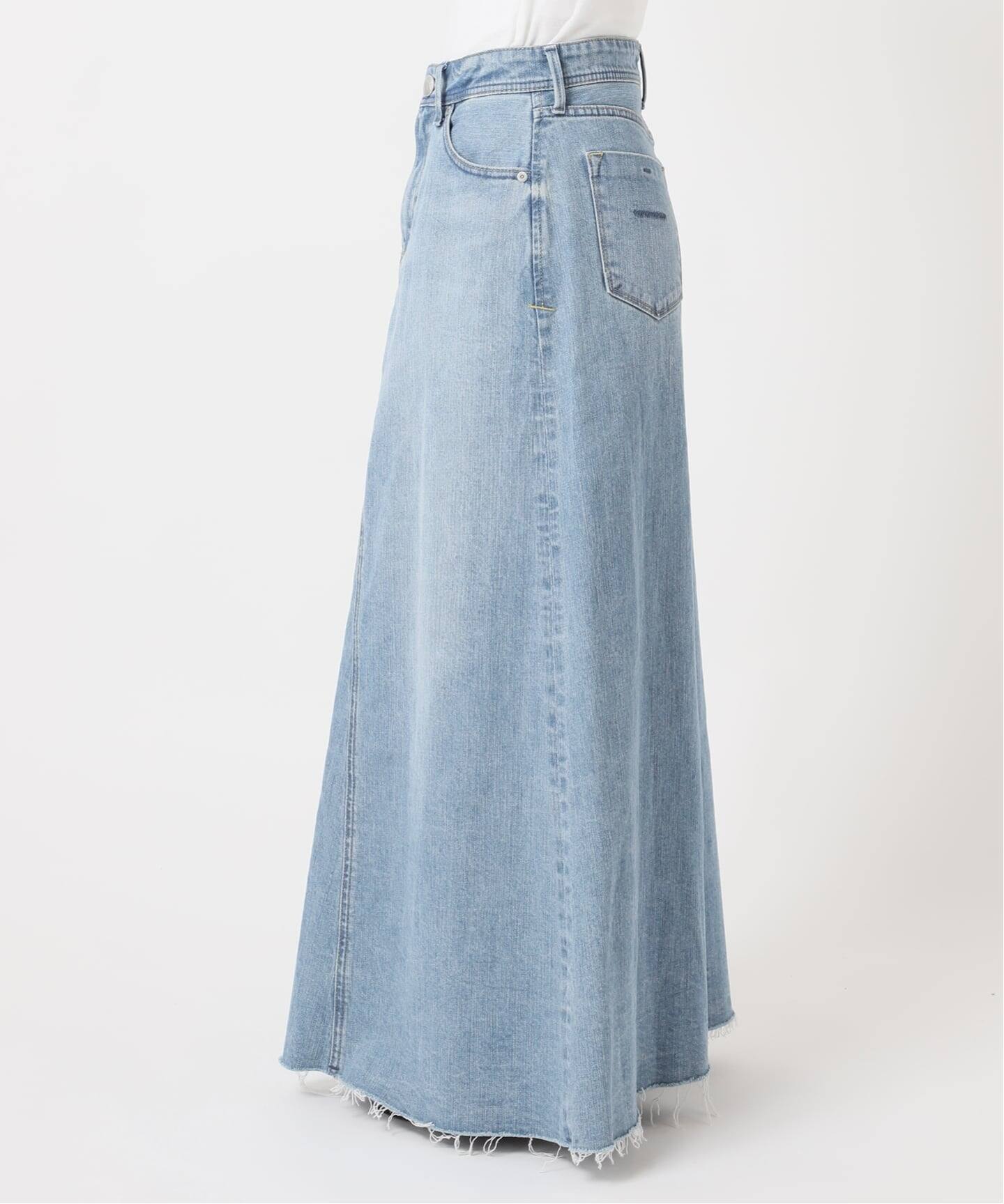 YANUK/ヤヌーク Flare Long Skirt スカート（デニムスカート）｜IENA