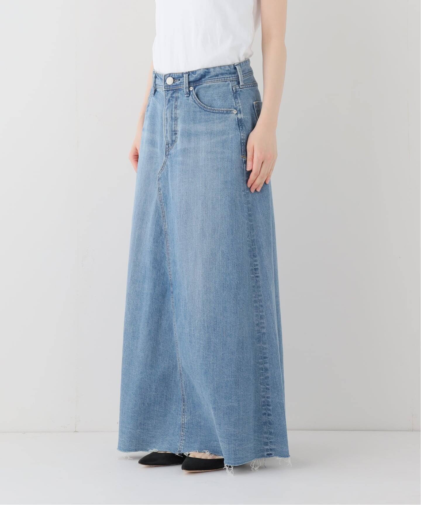 IENA 【YANUK/ヤヌーク】リメイクスカート　M YANUK/ヤヌーク Flare Long Skirt スカート（デニムスカート）｜IENA