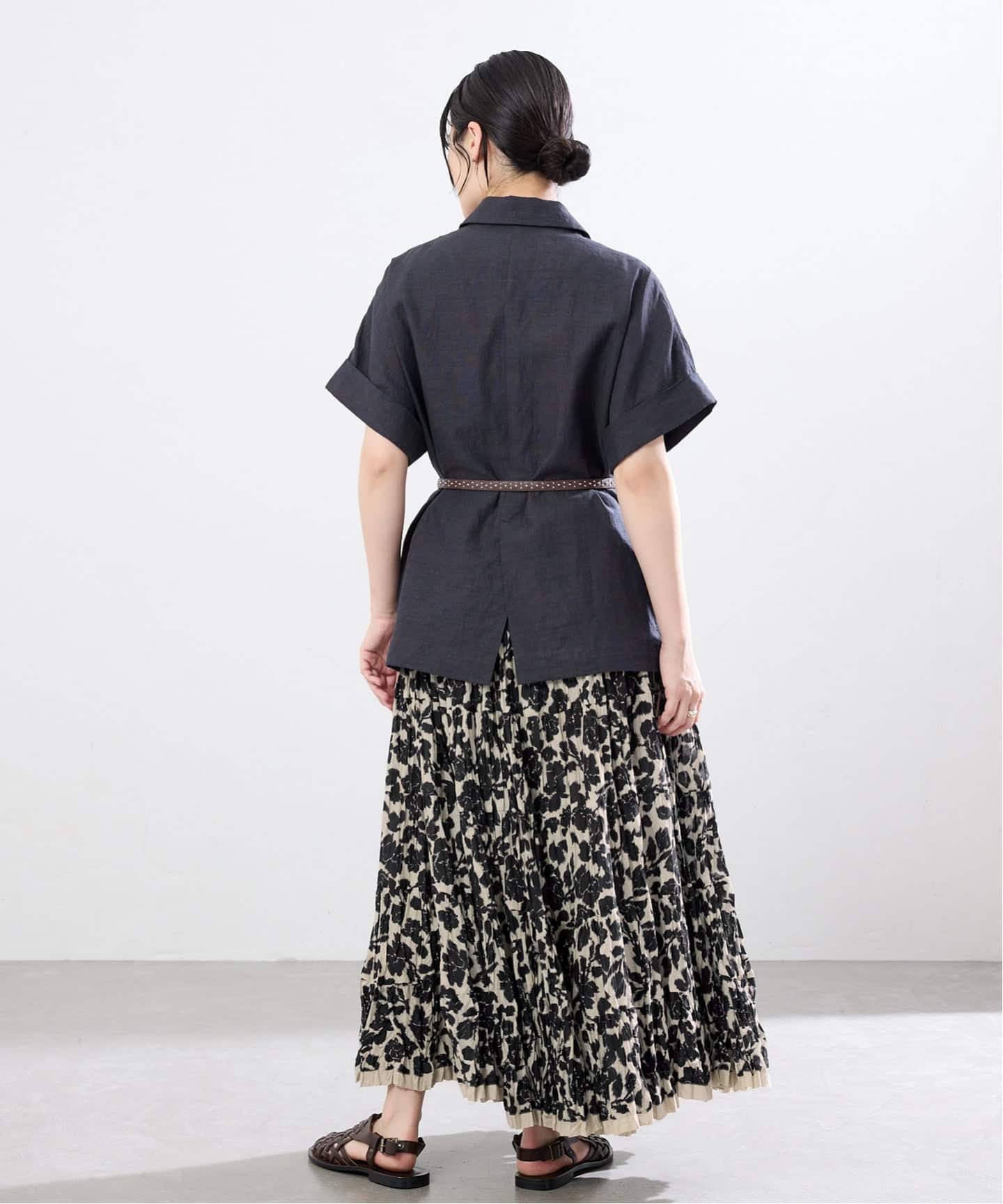【専用】MARIHA 草原の虹のスカート　ドット　ネイビー MARIHA マリハ 3212244102 草原の虹のスカート スプリングベリーズ