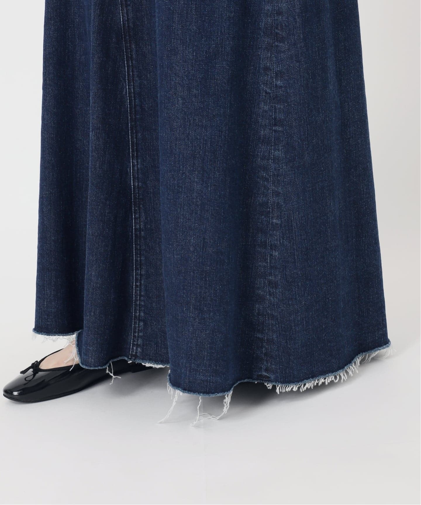 予約》YANUK/ヤヌーク 別注 Flare Long Skirt スカート（デニム