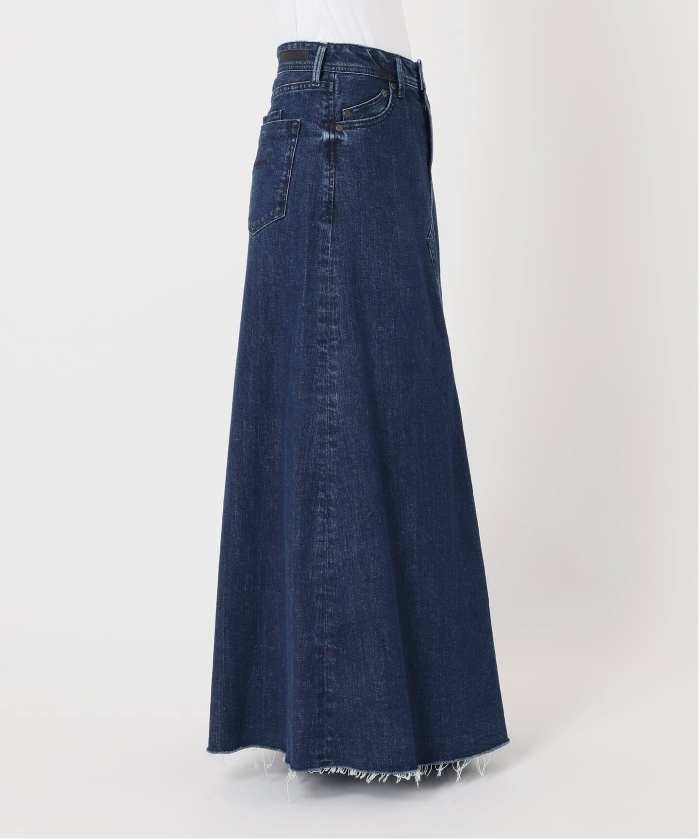 YANUK/ヤヌーク 別注 Flare Long Skirt スカート（デニムスカート